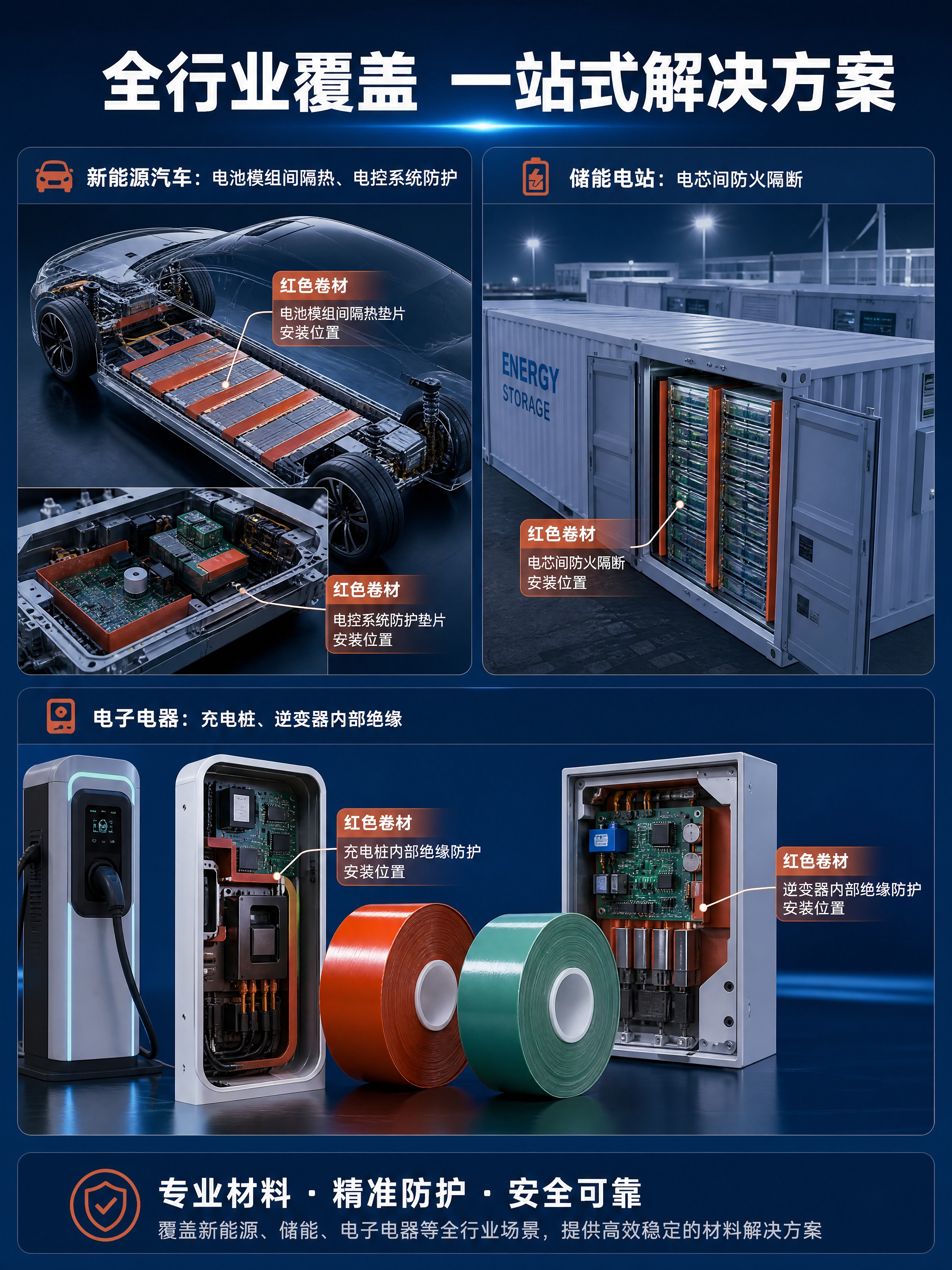 [商品] 使用【图4】红色卷材和【图8】绿色大卷成品；保留产品… - 图片创意预览