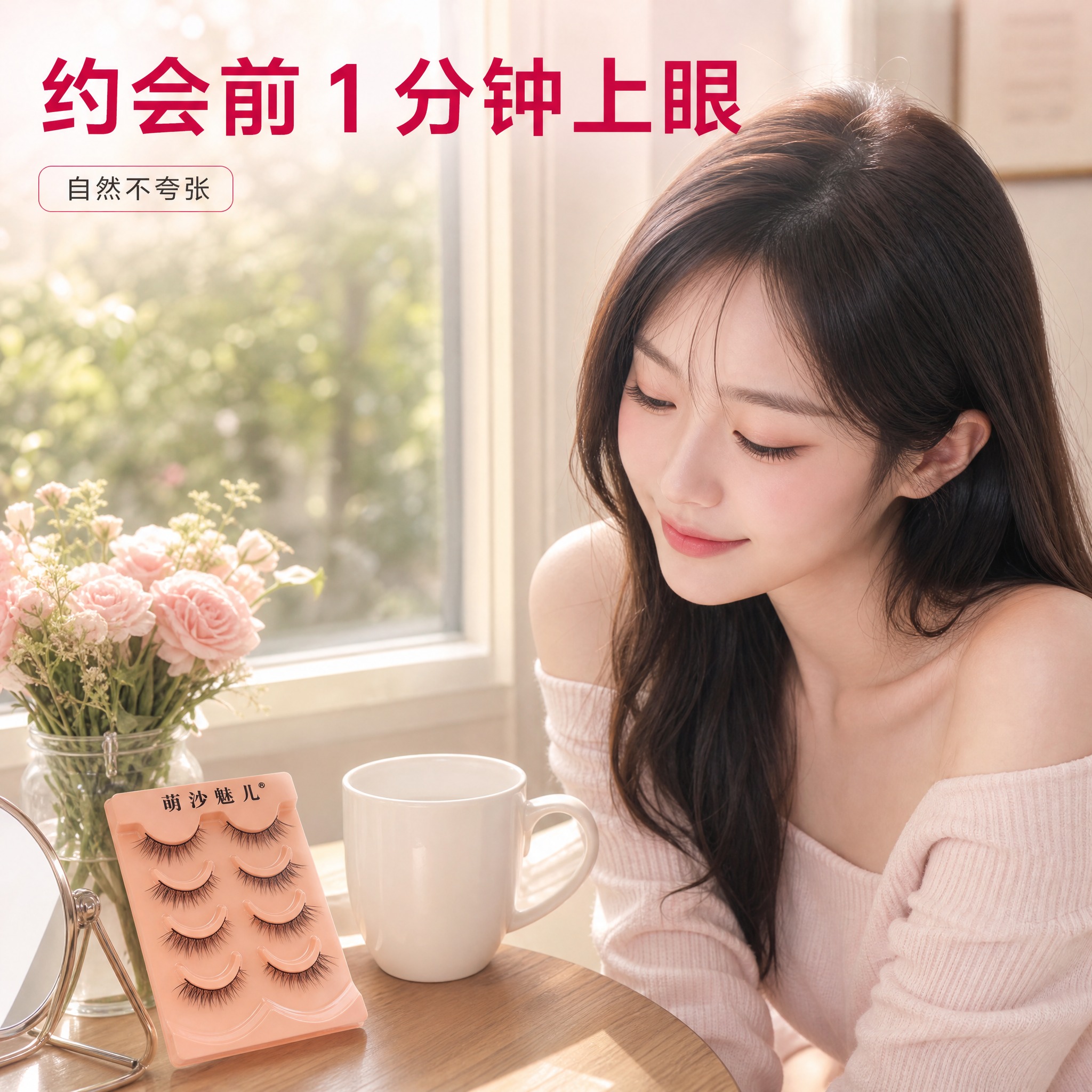 [主图-4] 商品名称「萌沙魅儿 日常约会妆假睫毛 眼尾加长斜… - 图片创意预览
