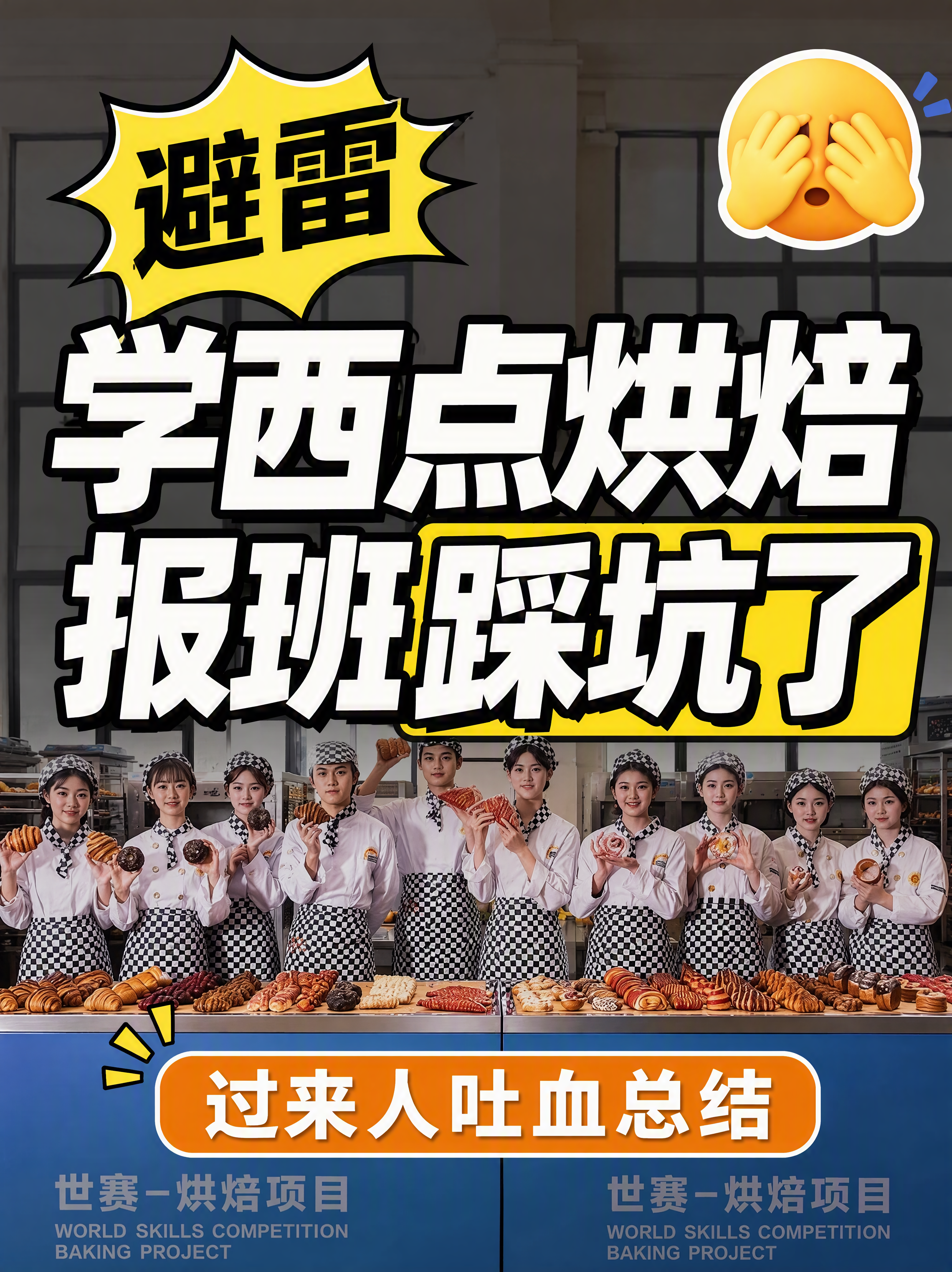 小红书笔记大字封面，配图大字，高饱和撞色警示风，版式精美，小红… - 图片创意预览