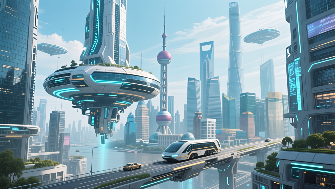 生成未来上海图预览效果