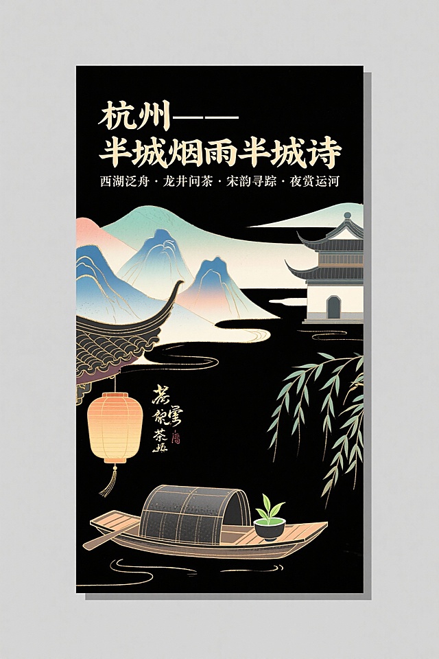 杭州文旅宣传海报