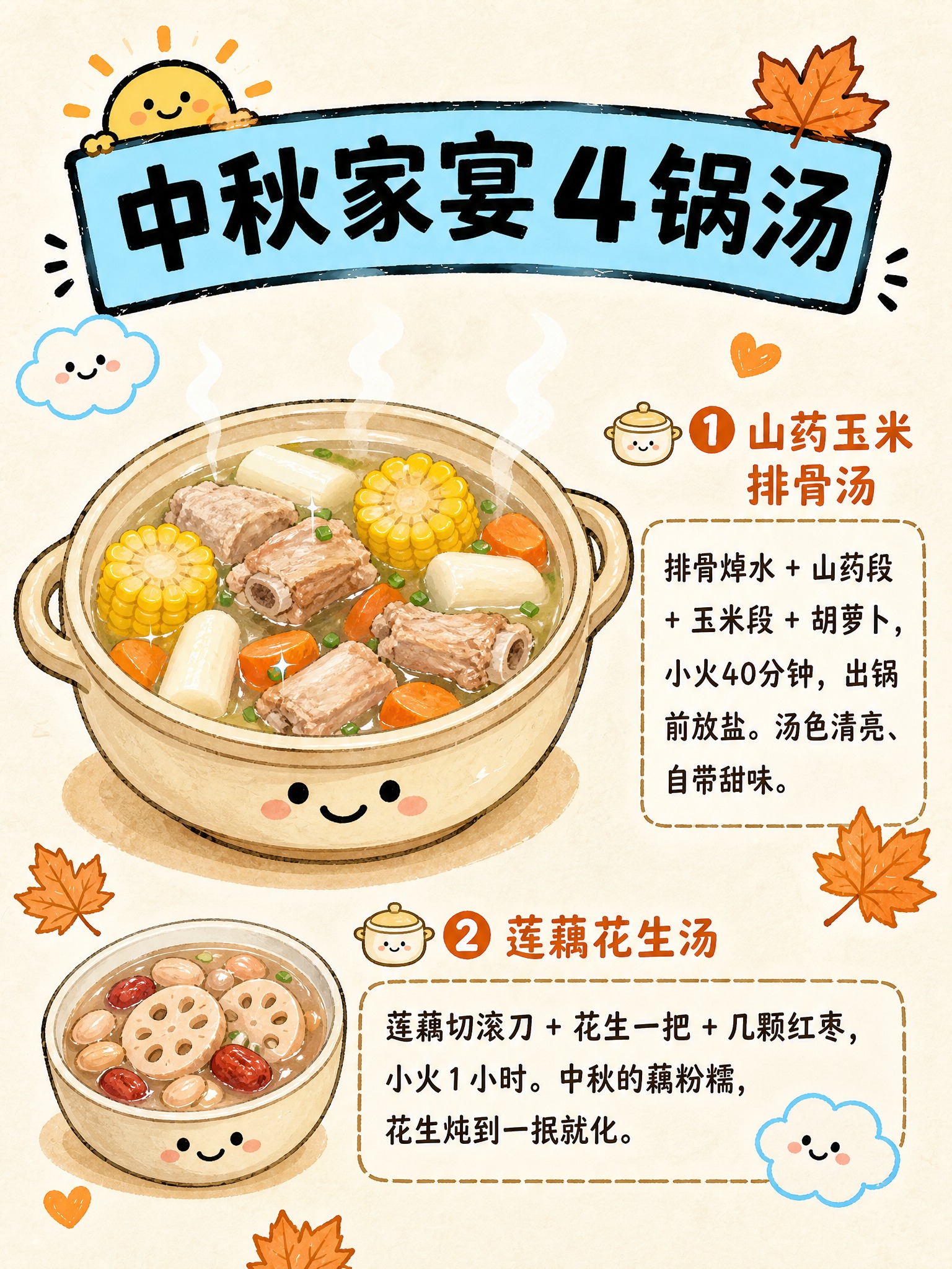 参考图的手绘卡通插画风格、米白纸质纹理背景、配色体系和装饰语言… - 图片创意预览