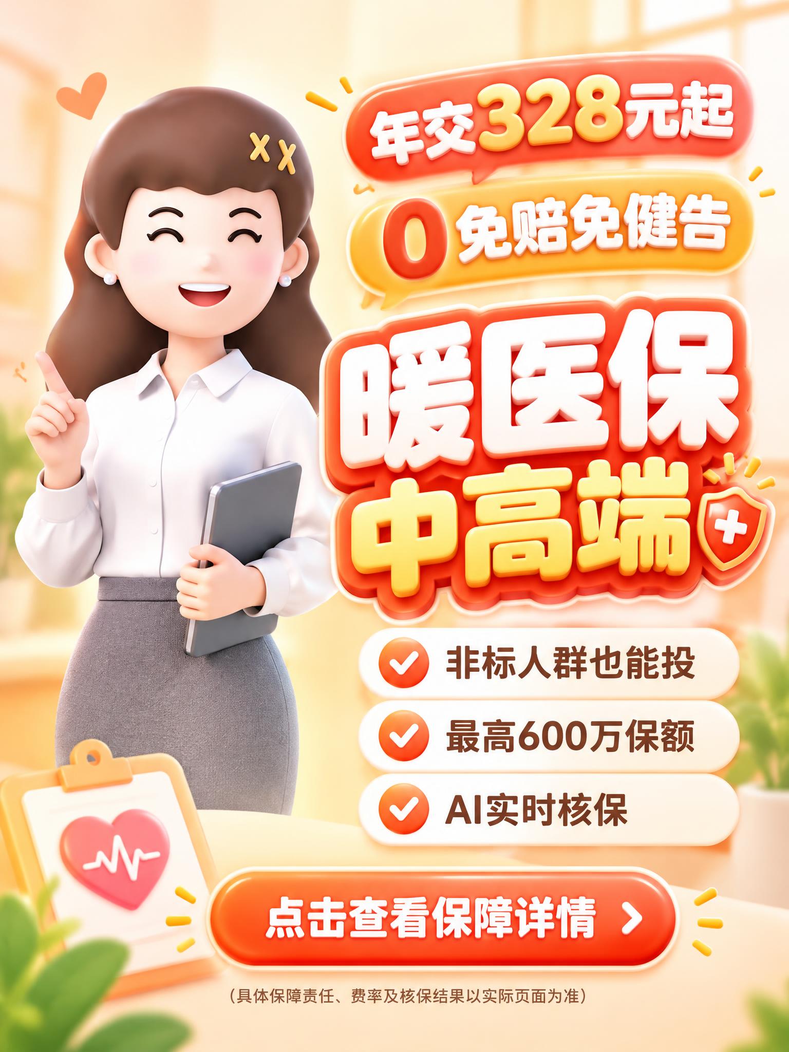 三维卡通风格的小红书竖版封面图，3:4比例，明亮温暖色调，3D… - 图片创意预览