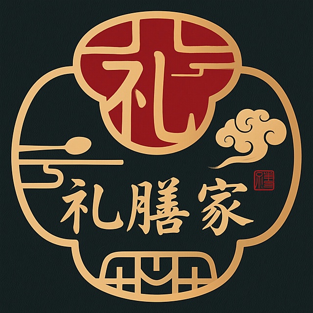 礼膳家 logo设计