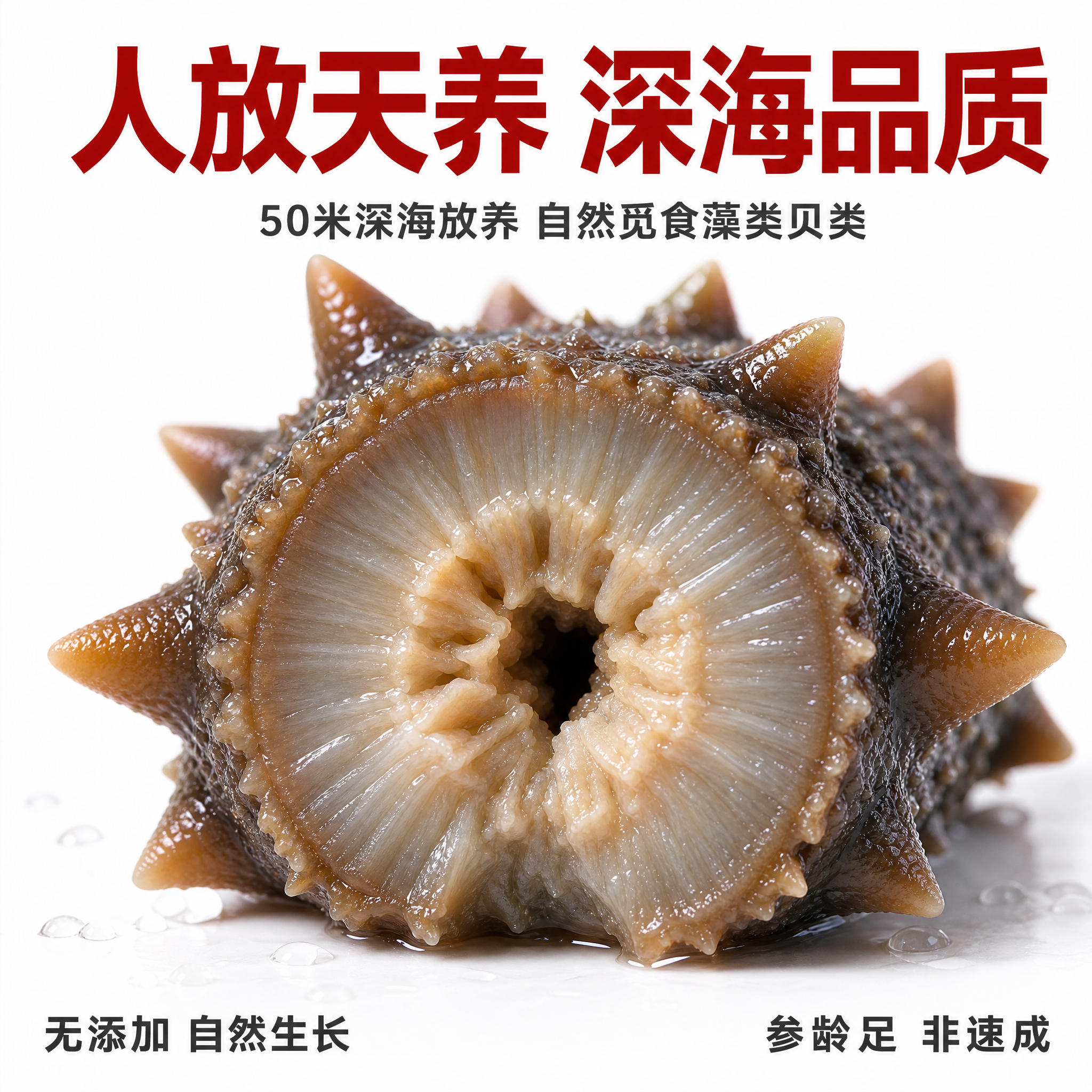 [主图-2] 大连辽刺参 养殖品质 人放天养 深海放养。 [统… - 图片创意预览