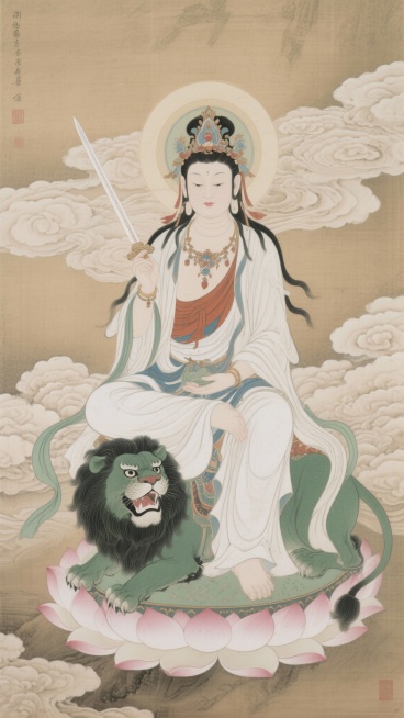 生成文殊全身画像预览效果