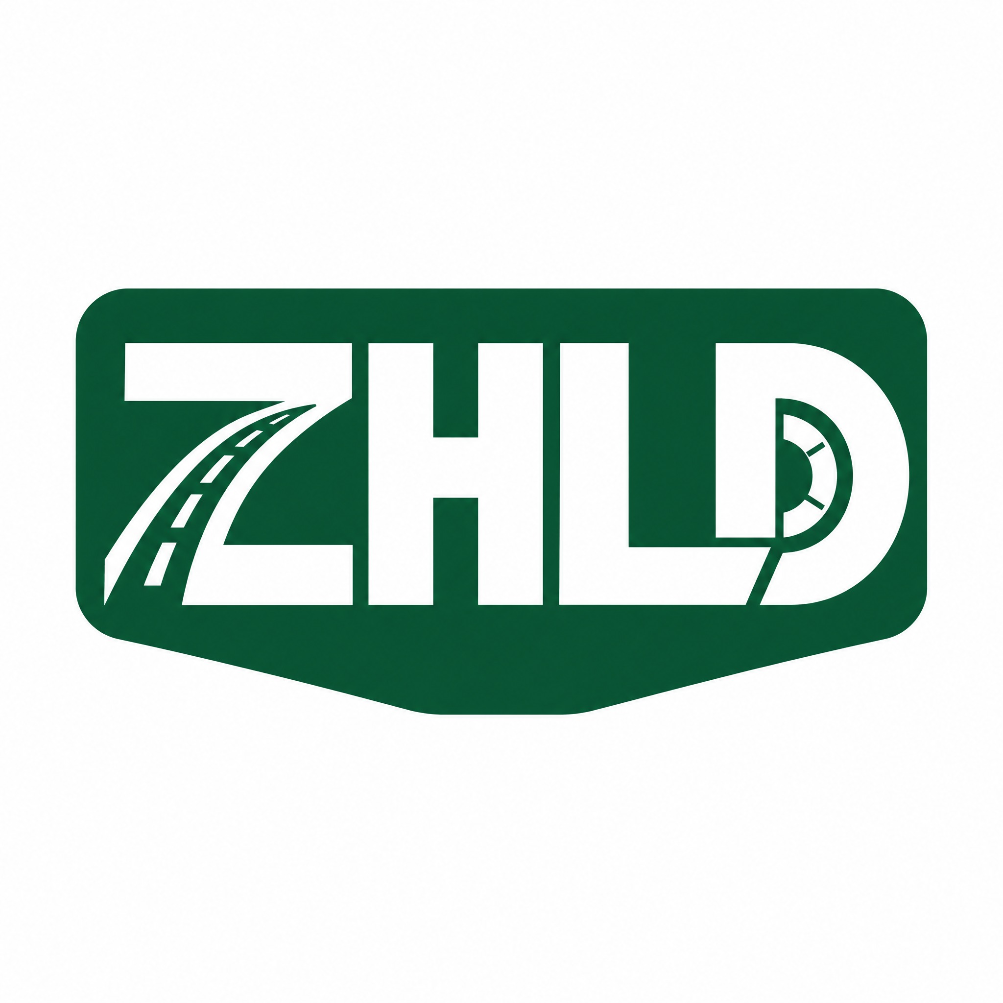 LOGO设计，ZHLD字母标志，纯白色背景。以大写字母"ZHL… - 图片创意预览