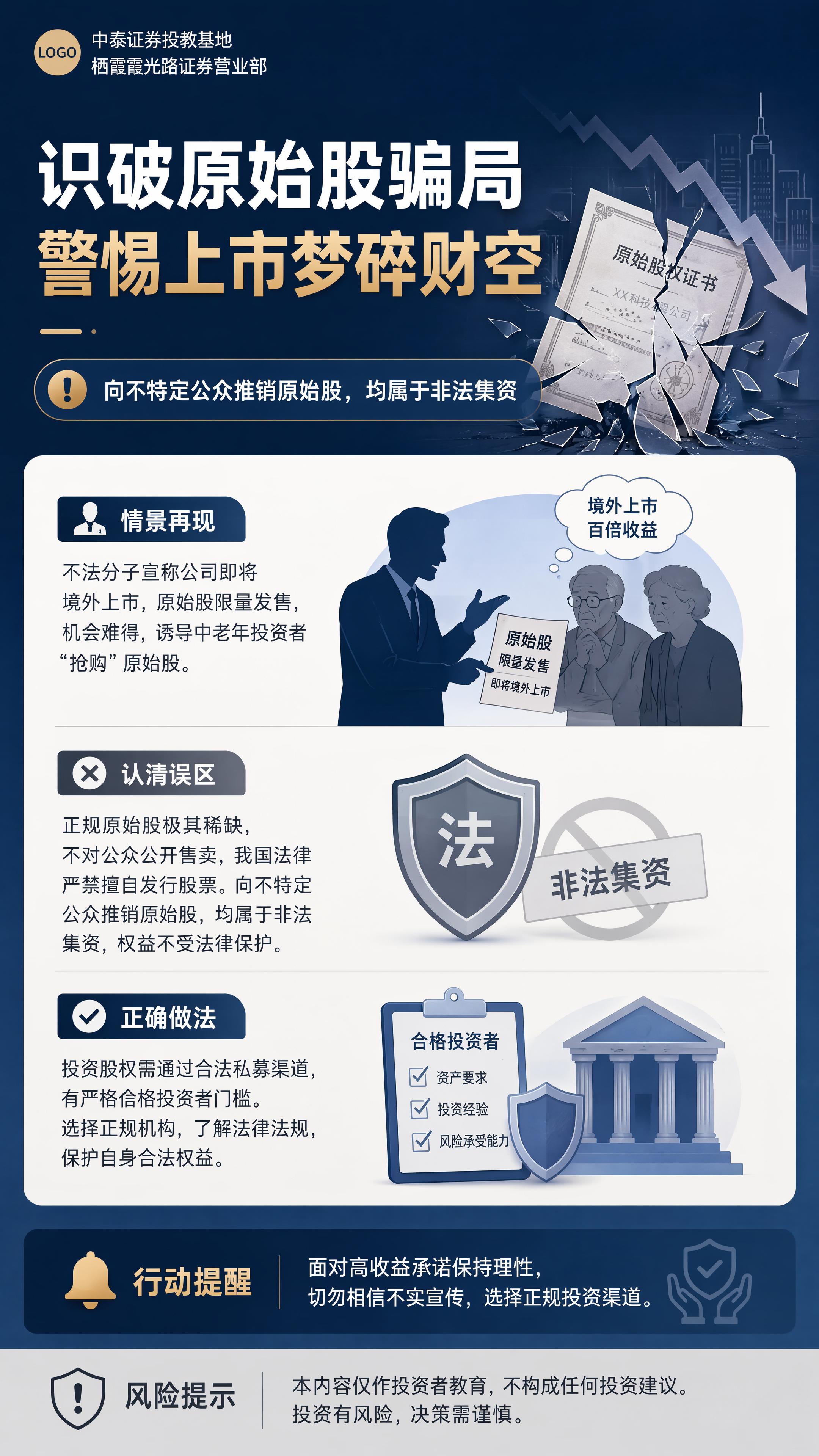 生成一张金融行业每日常态化理性投教海报，物料类型：案例分析，主… - 图片创意预览