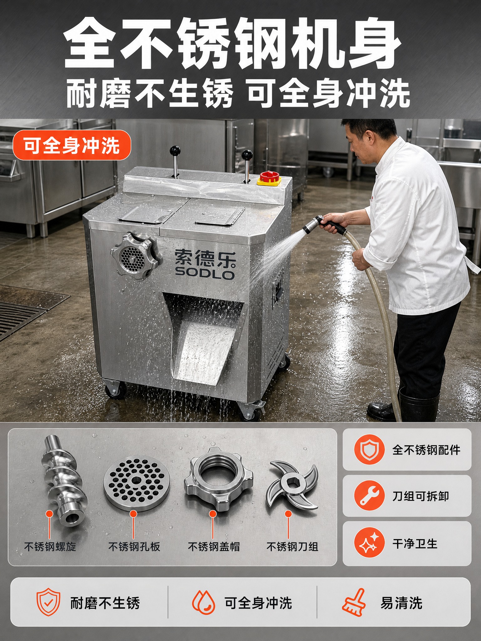 [商品] 使用【图1】【图2】不锈钢绞切一体机实拍图作为整机外… - 图片创意预览