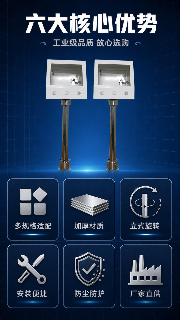 [商品] 使用【图1】触摸屏安装盒立式支架款；保留白色方形箱体… - 图片创意预览