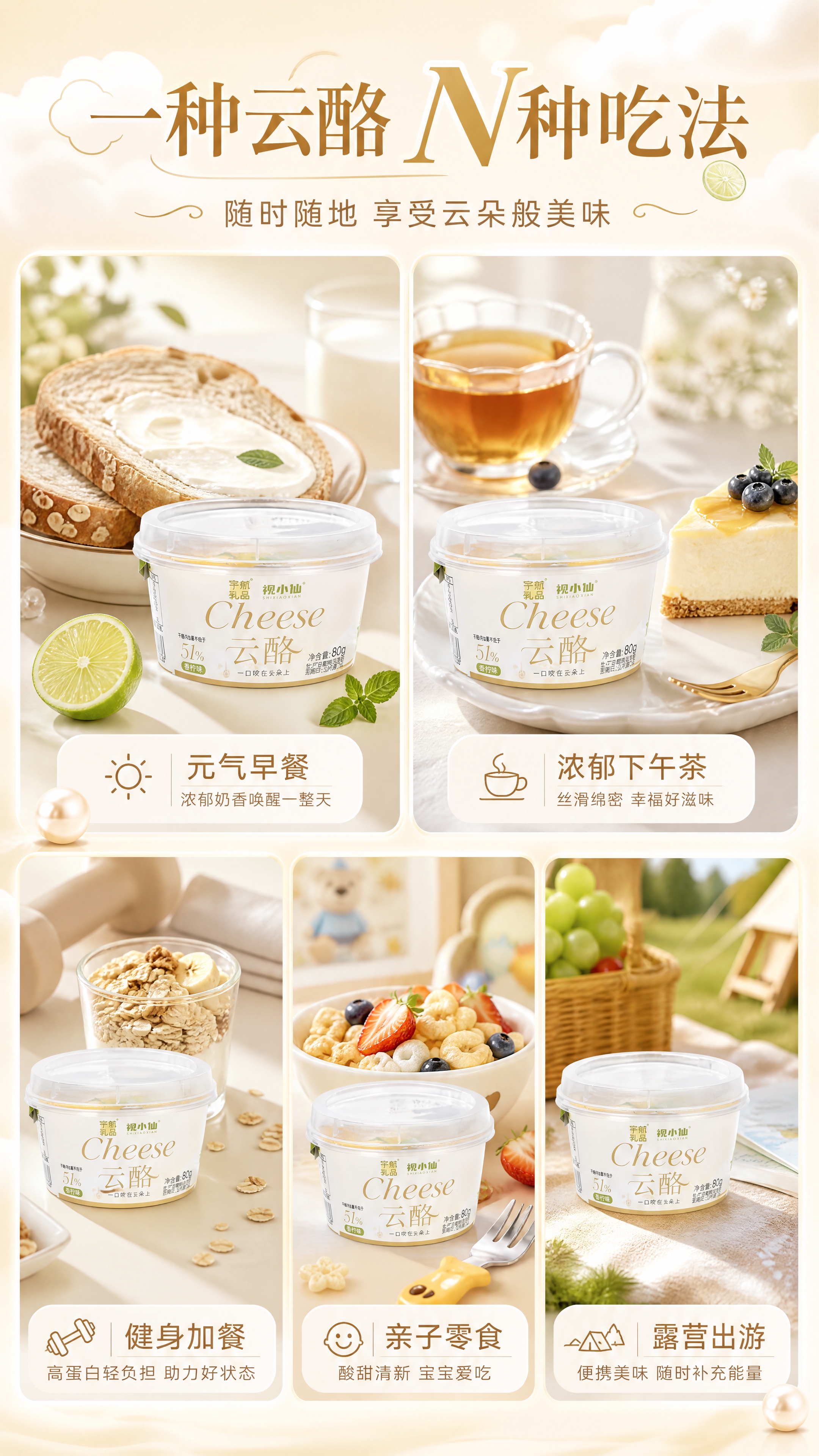 [商品] 使用【图2】【图3】云酪香柠味杯装产品；保留杯装结构… - 图片创意预览