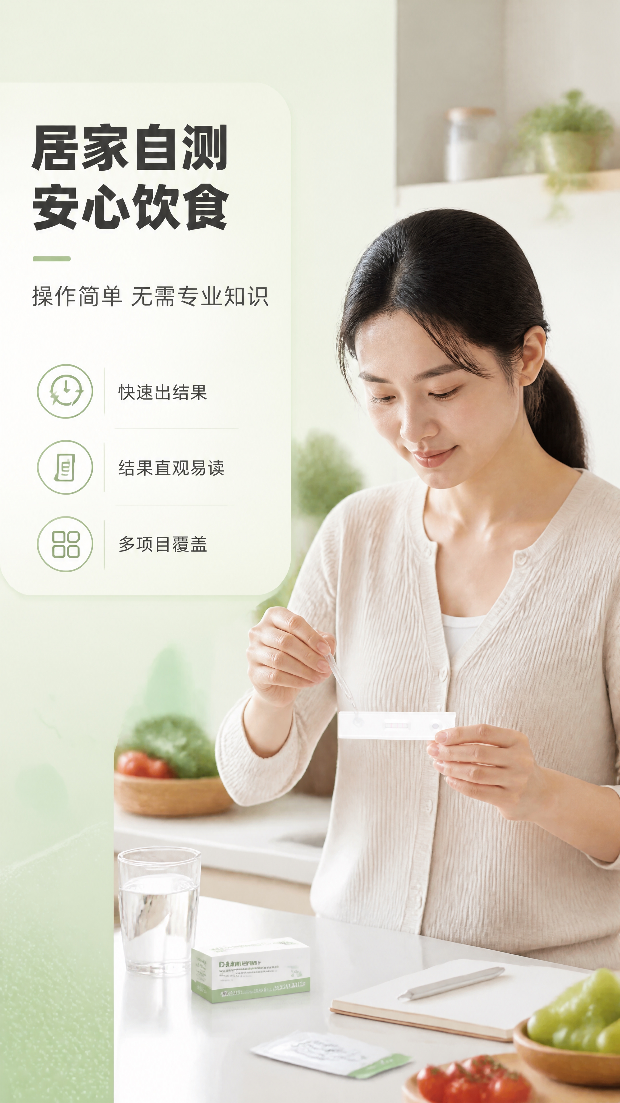[商品] 使用【图2】检测卡正面图；保留检测卡白色长条卡身、圆… - 图片创意预览
