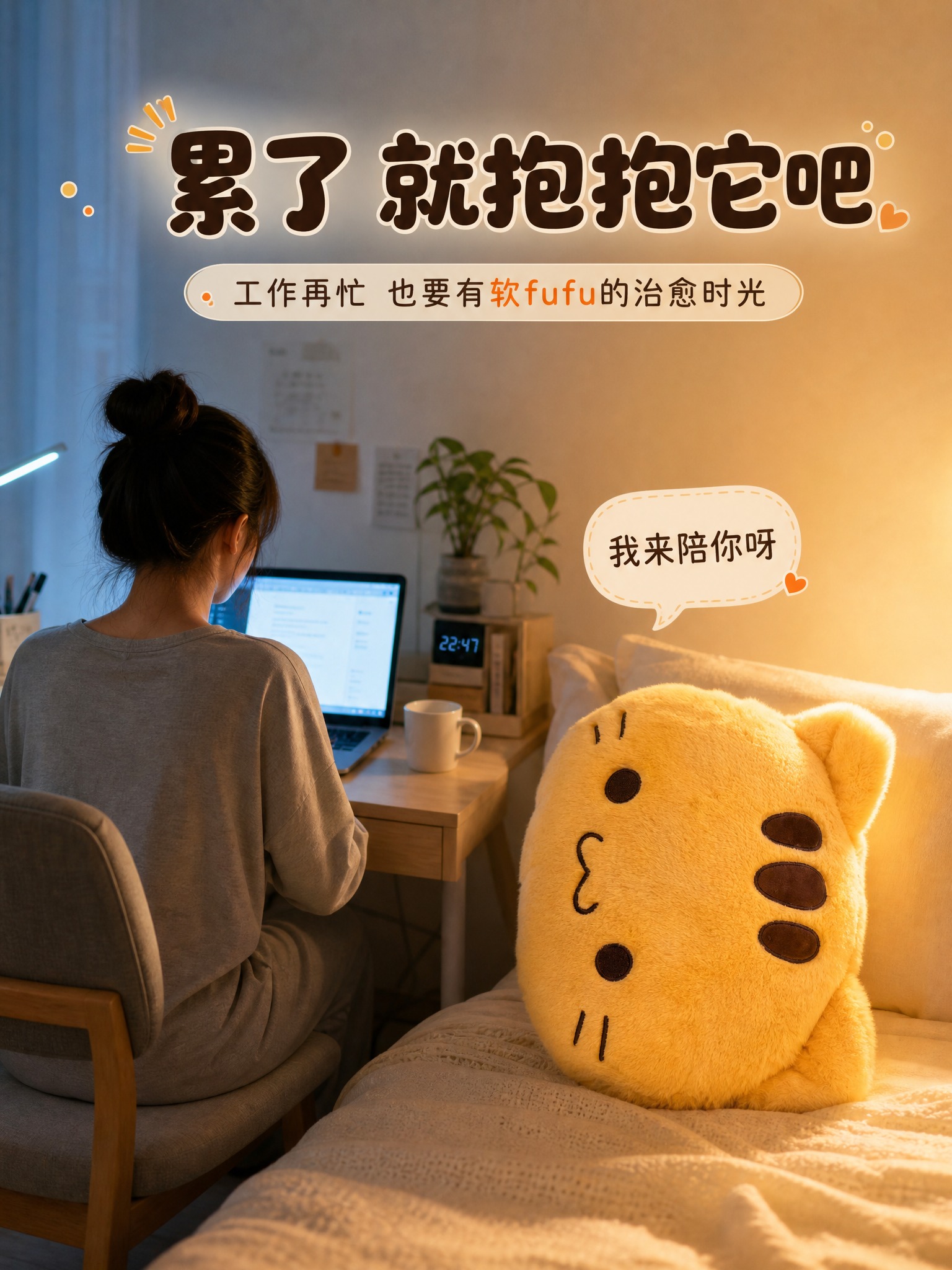 [商品] 使用【图1】大黄猫抱枕；保留黄色毛绒面料、圆形猫脸造… - 图片创意预览