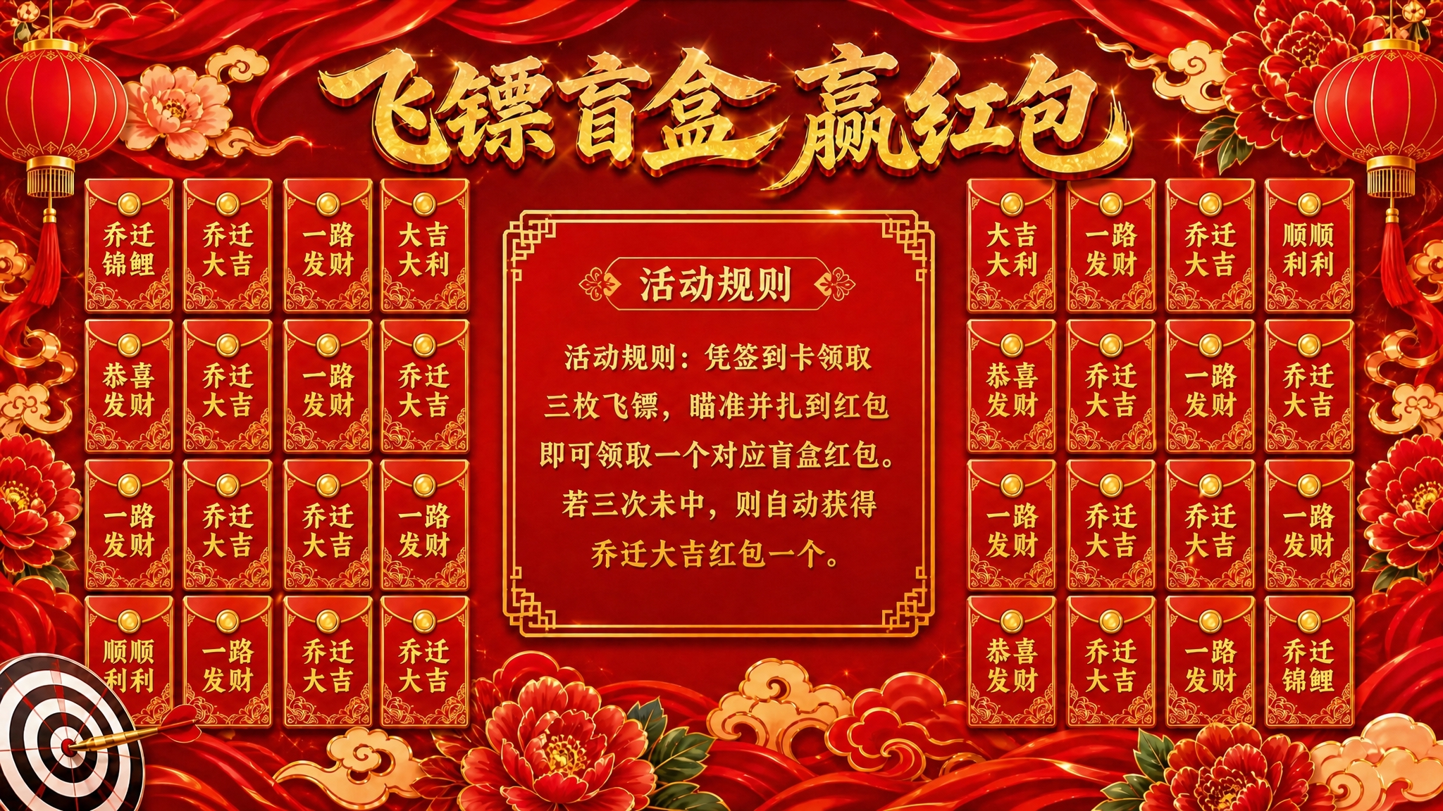 基于参考图，仅修改两处红包文字，其他所有内容保持完全不变：1.… - 图片创意预览