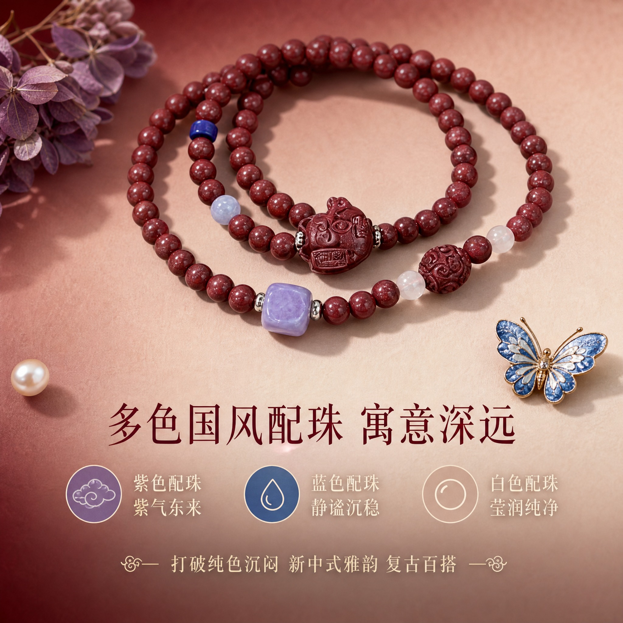 [主图-4] 国风配色卖点 多色点缀 寓意深远 [统一基调]… - 图片创意预览