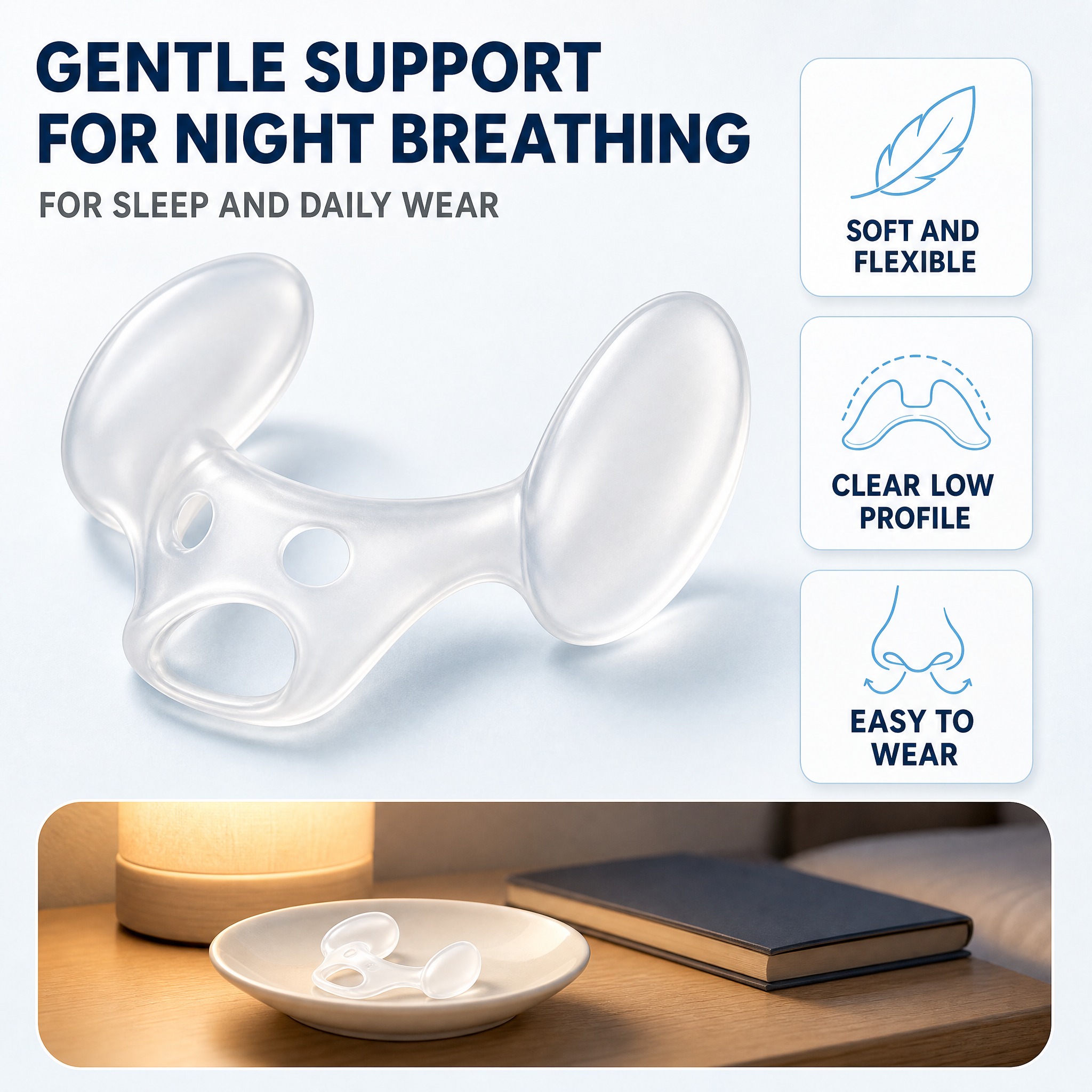 [主图-2] 商品名称「4 Pcs Silicone Nasa… - 图片创意预览