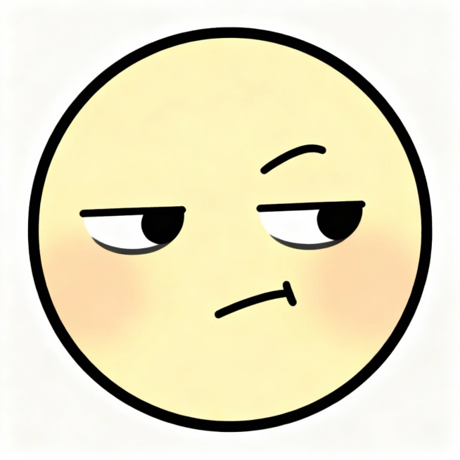 生成5张圆形边框脸部表情包图片预览效果