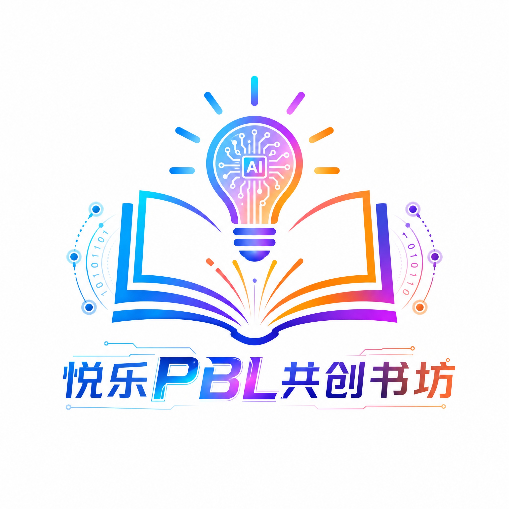 基于参考图的logo结构进行升级改造，保留打开的书本+灯泡的核… - 图片创意预览