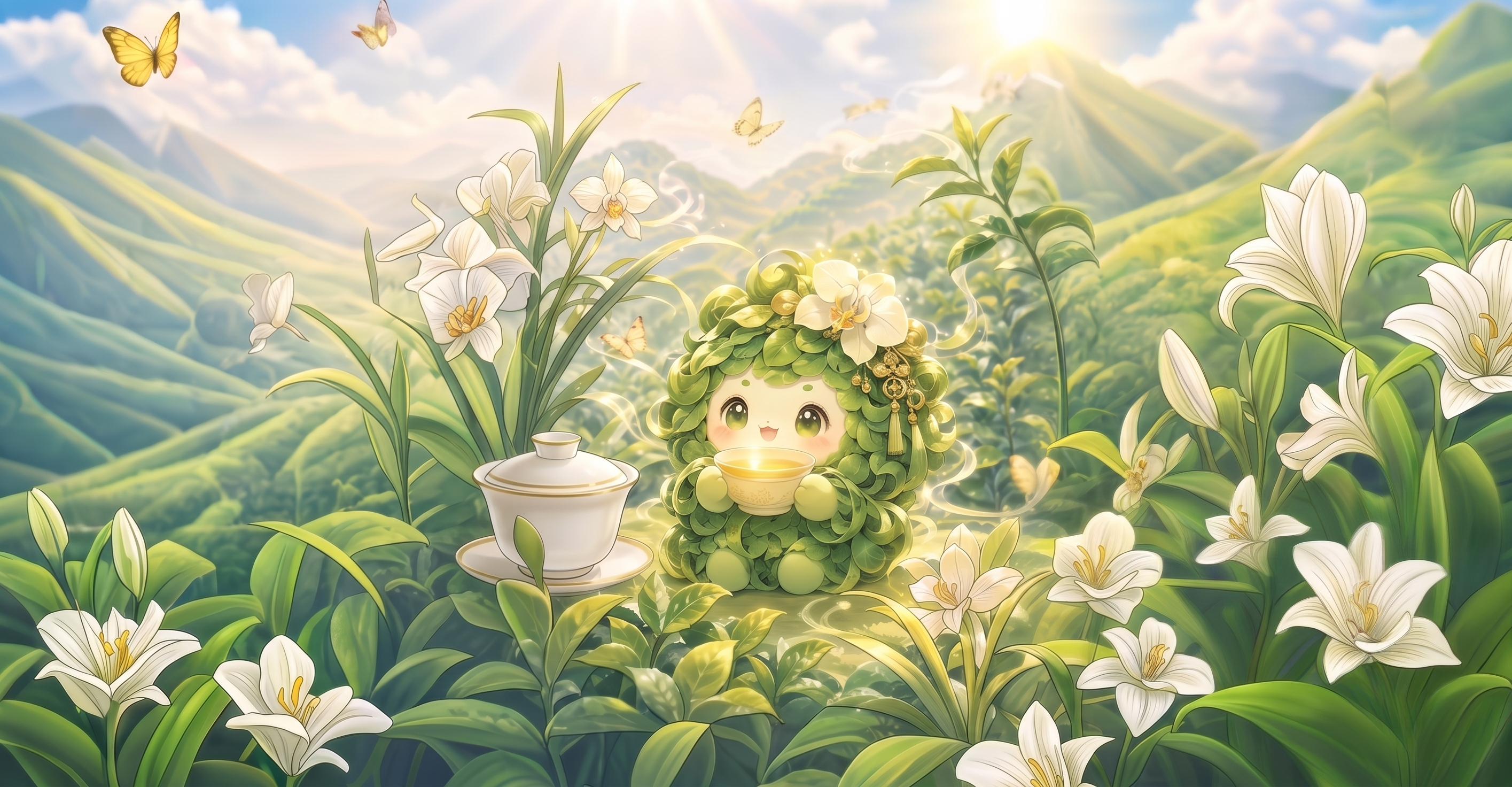 优化水仙花的线条，清晰一些 - 图片创意预览