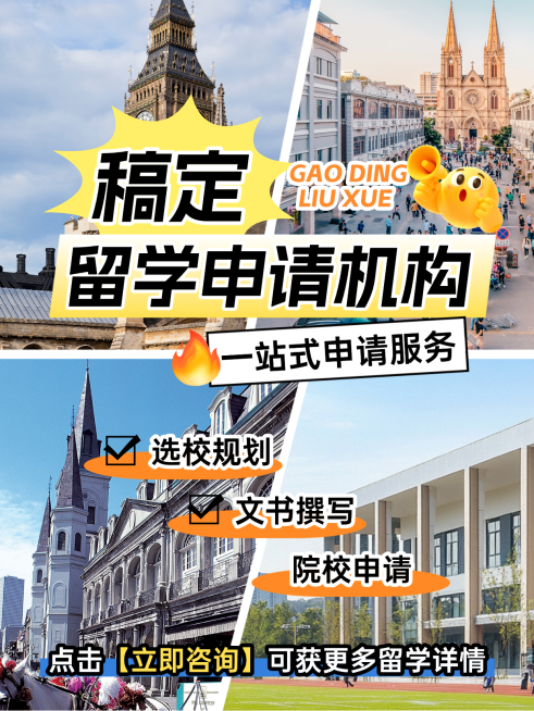 教育培训留学申请攻略指南拼图花字小红书封面预览效果
