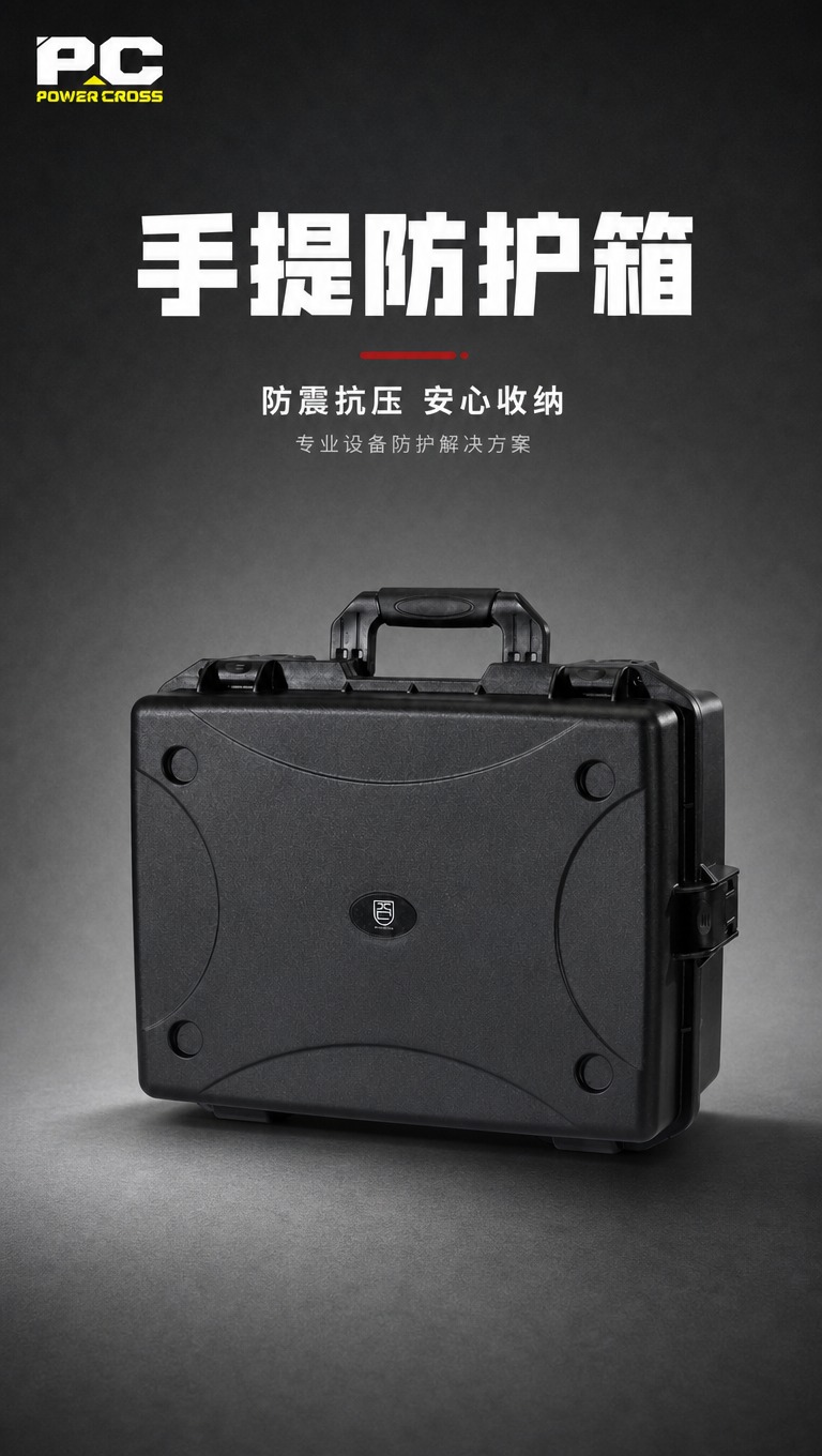 [商品] 使用【图1】黑色手提防护箱正面图；严格保留黑色硬壳箱… - 图片创意预览
