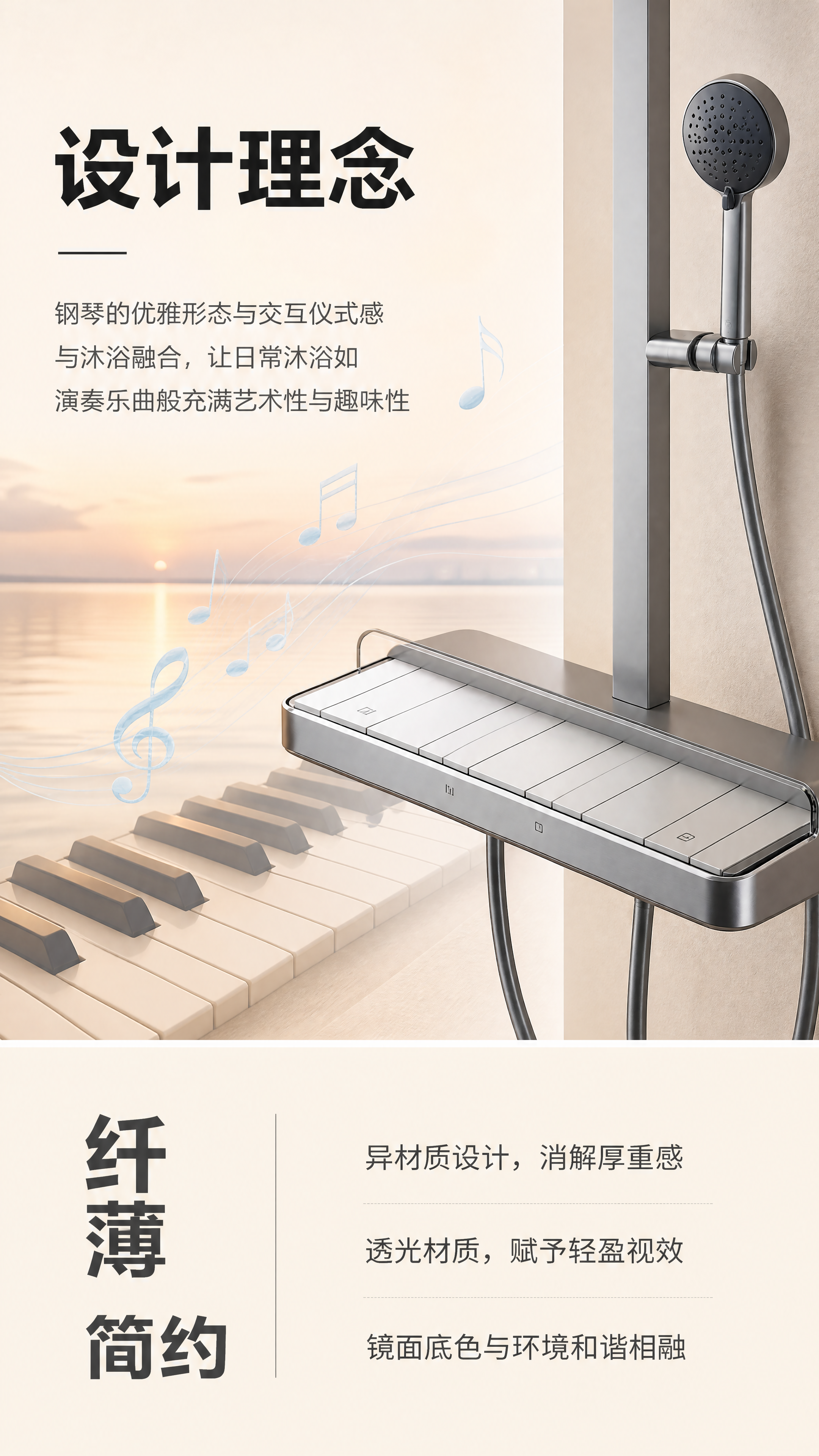 [第2屏] 设计理念与核心亮点展示页-尼奥NIO琴键置物平台花… - 图片创意预览