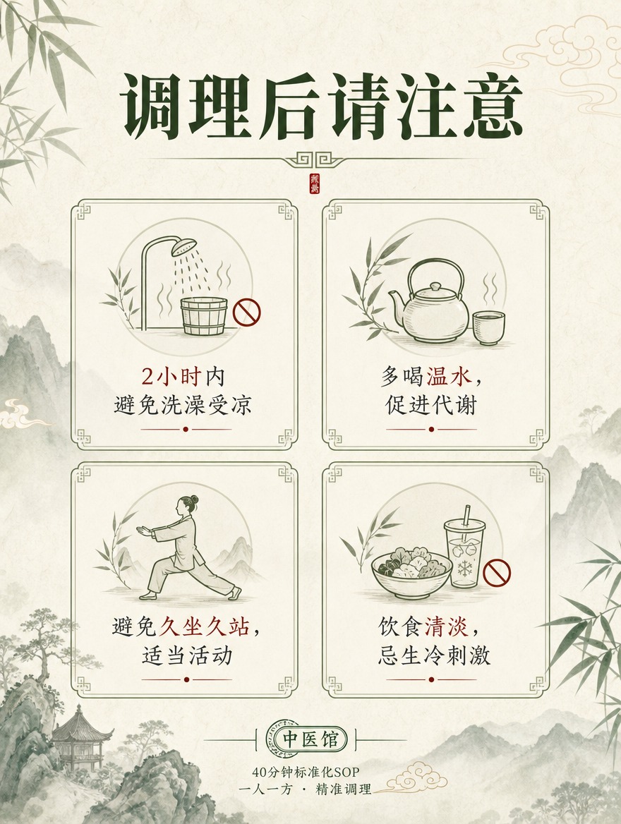 [商品] 非实物服务类：腰背推拿调理服务，中医馆中式古风调性，… - 图片创意预览