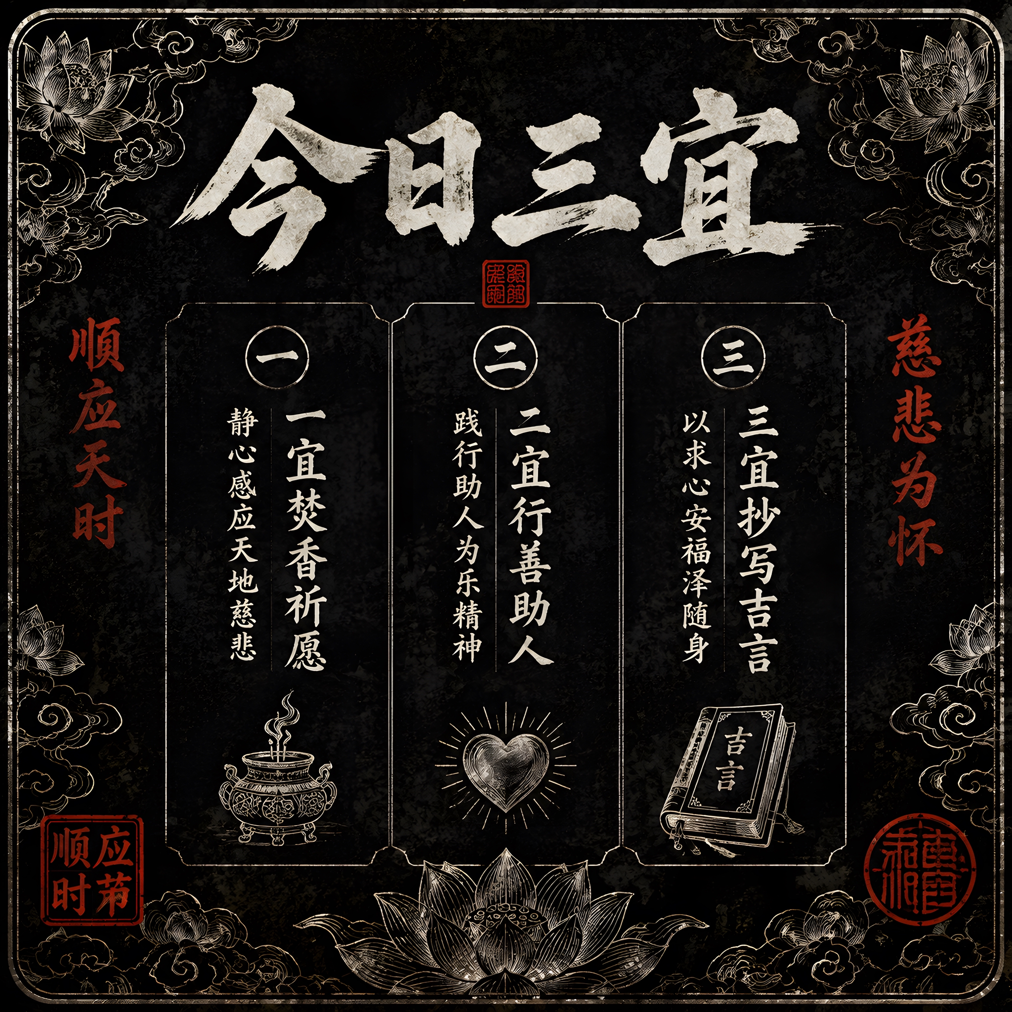 元成节电商主图，1:1正方形，淘宝天猫平台。新中式国风黑底做旧… - 图片创意预览