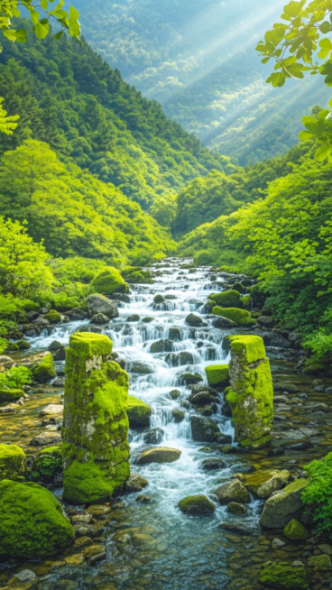 森林溯溪预览效果