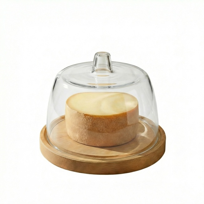 帮我把这个产品上的玻璃盖子变得透亮一些，真实一些，不要有其他杂色预览效果