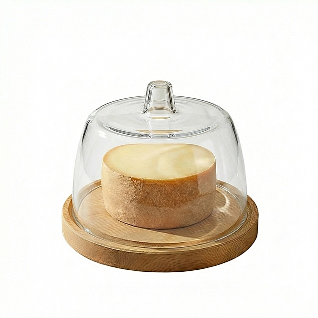 帮我把这个产品上的玻璃盖子变得透亮一些，真实一些，不要有其他杂色