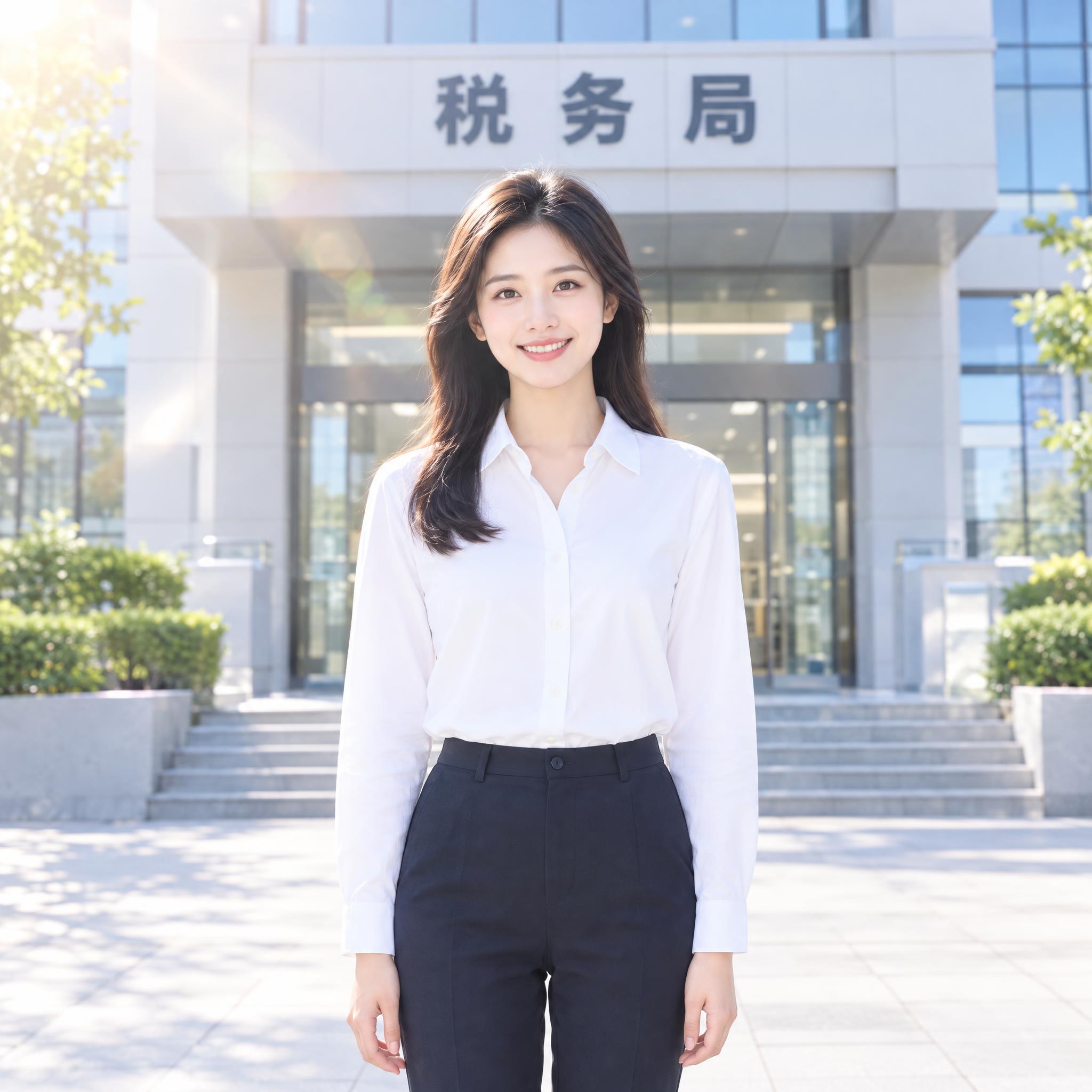 一位25-30岁的亚洲女性，穿着干净简约的白色衬衫，表情自然微… - 图片创意预览