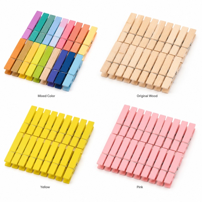 [Main image 8] All available colors display, arrange four styles (mixed color / original wood / yell预览效果