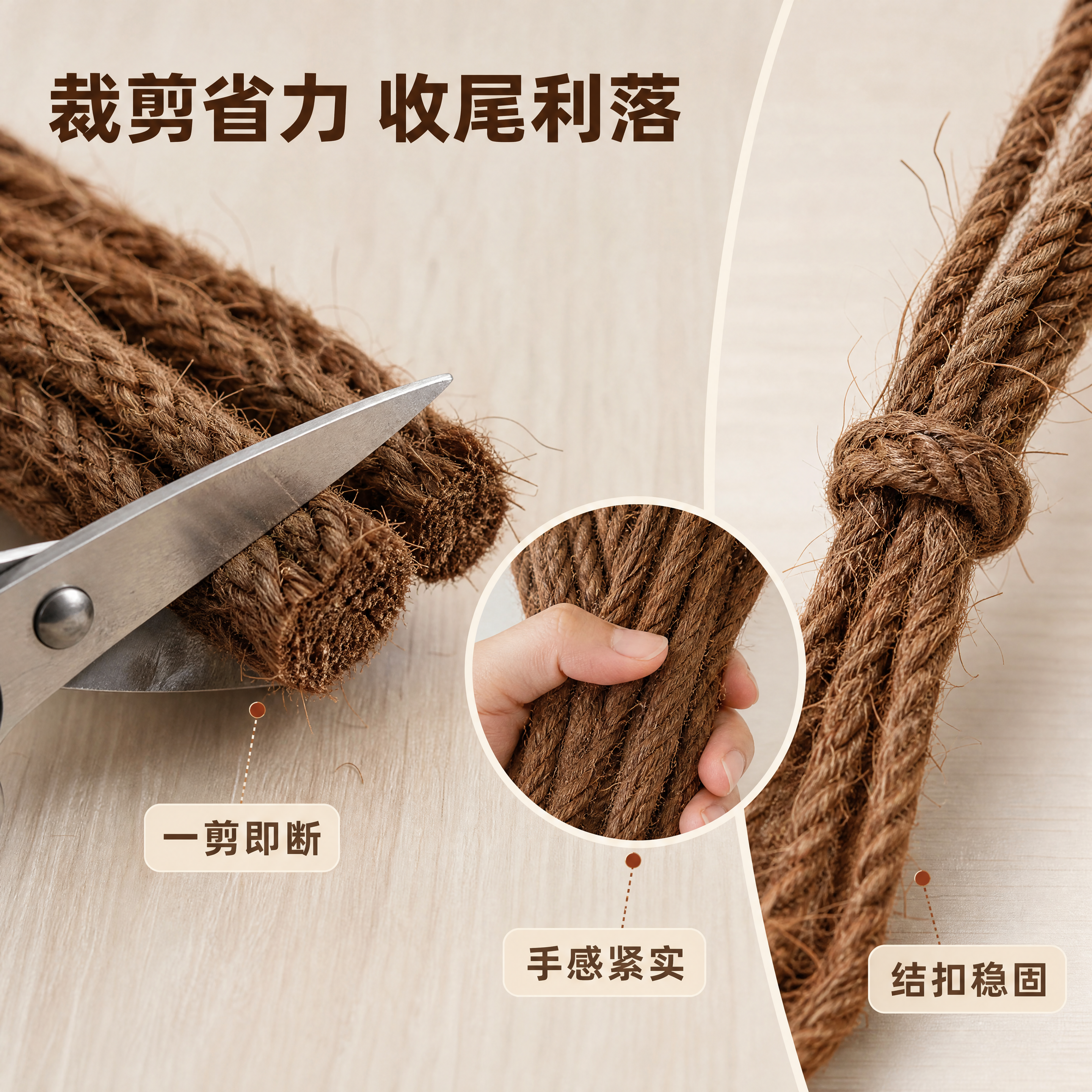 【商品】局部操作细节取自用户实拍：【图5】单股绳条、【图3】绳… - 图片创意预览