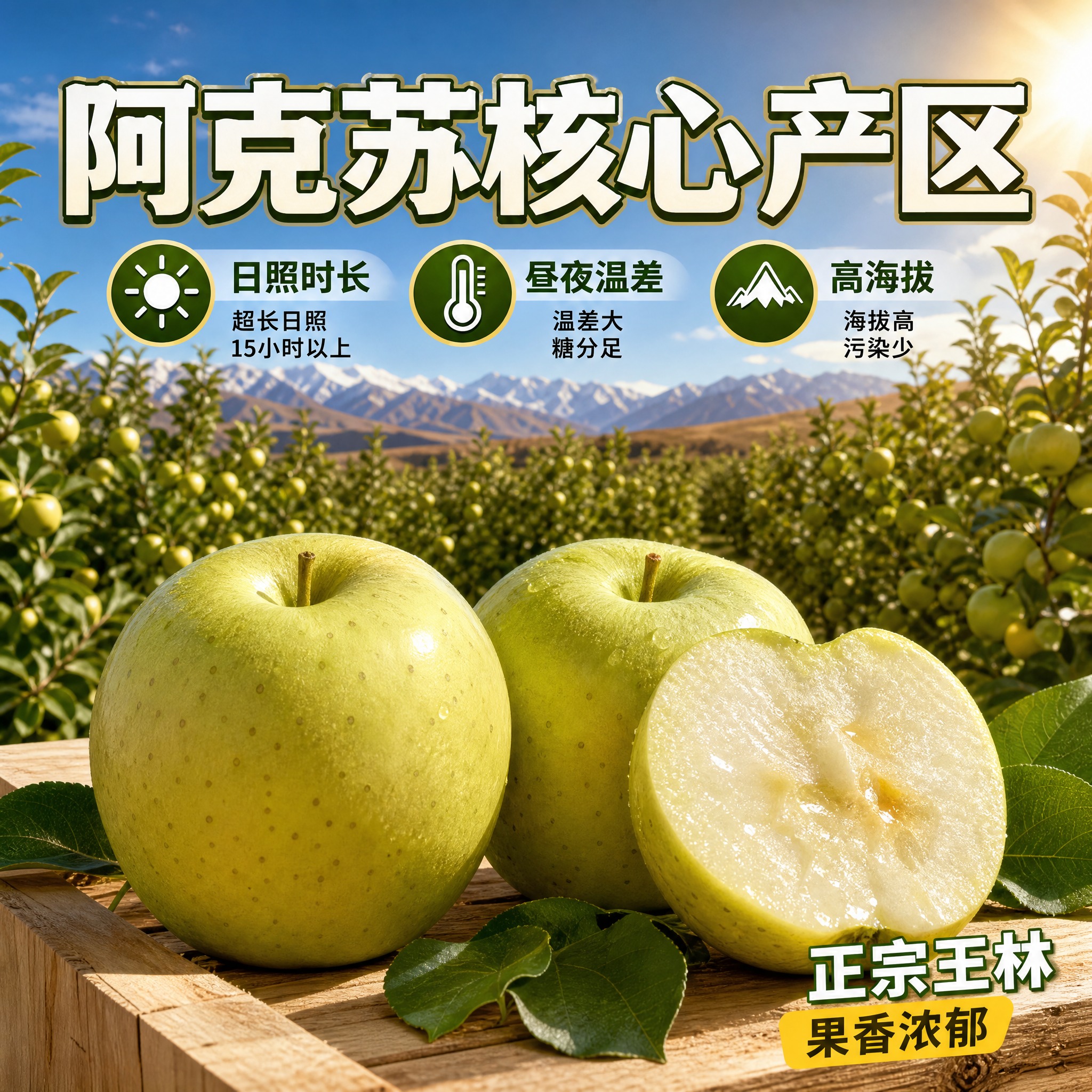 [主图-2] 核心亮点与产地溯源 展示阿克苏独特生长环境造就的… - 图片创意预览