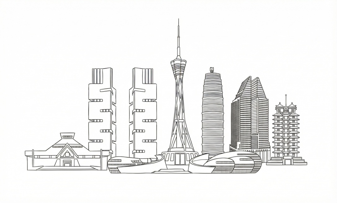 变成线稿预览效果