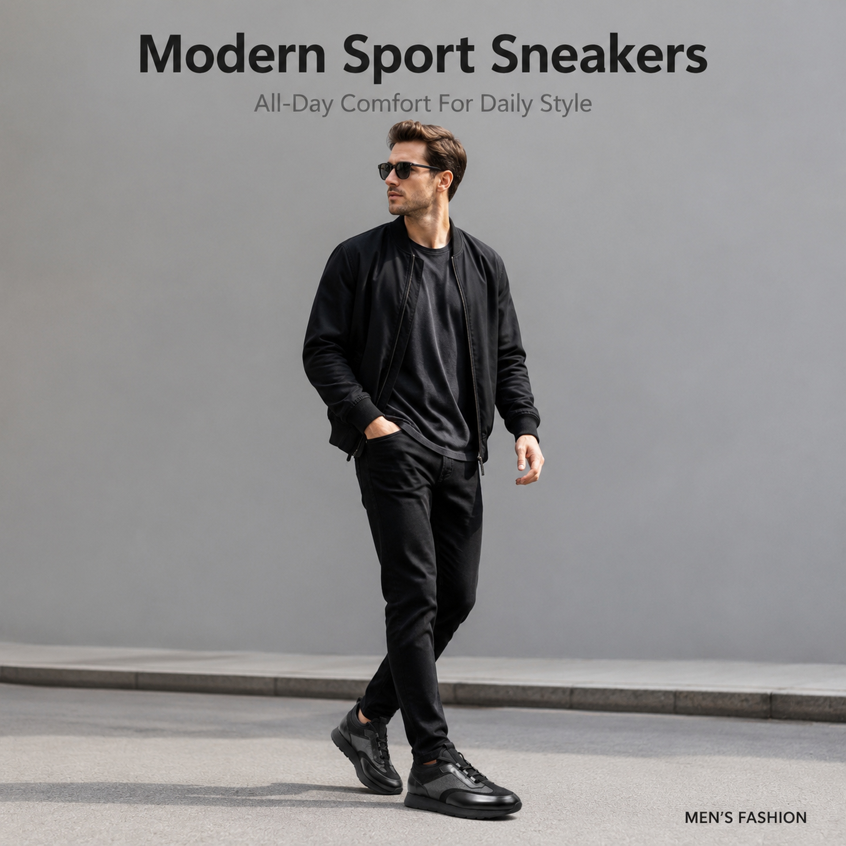 [第1屏] 1:1 Men's Sport Sneakers… - 图片创意预览