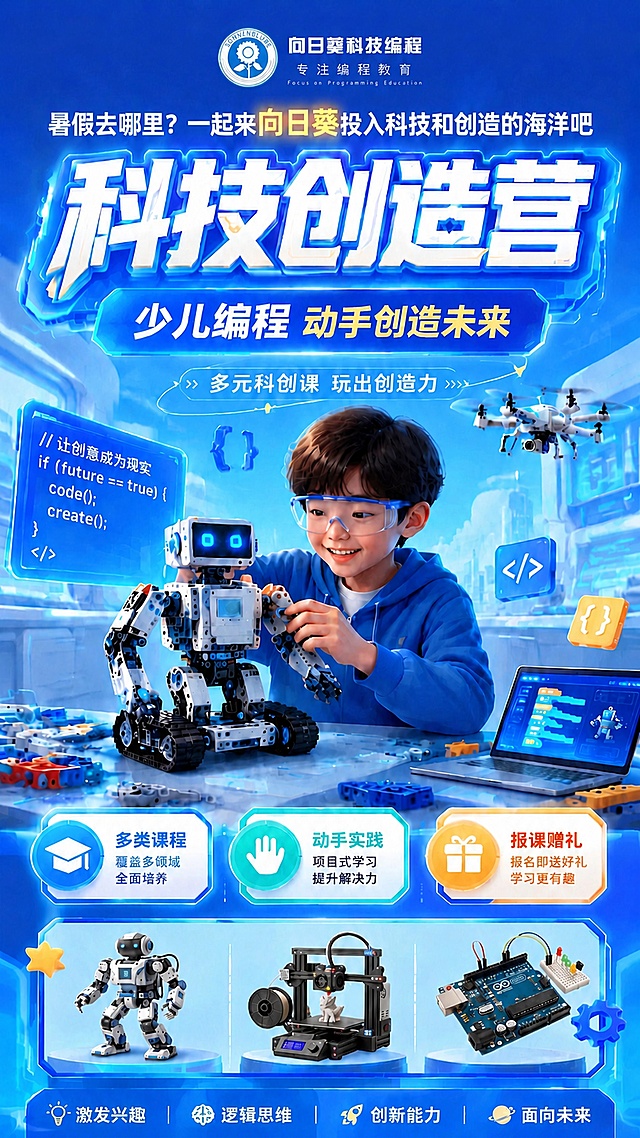 检查并修复海报中所有错别字：1.将logo文字修正为完整正确的SONNENBLUME；2.卖点中的"覆盖多倾城"改正为"覆盖多领域"；3."提升解决力"改正为"提升解决力"（该词正确无需修改）；保持原海报布局、蓝色科技风格和所有内容位置不变，修正后文字清晰正确。