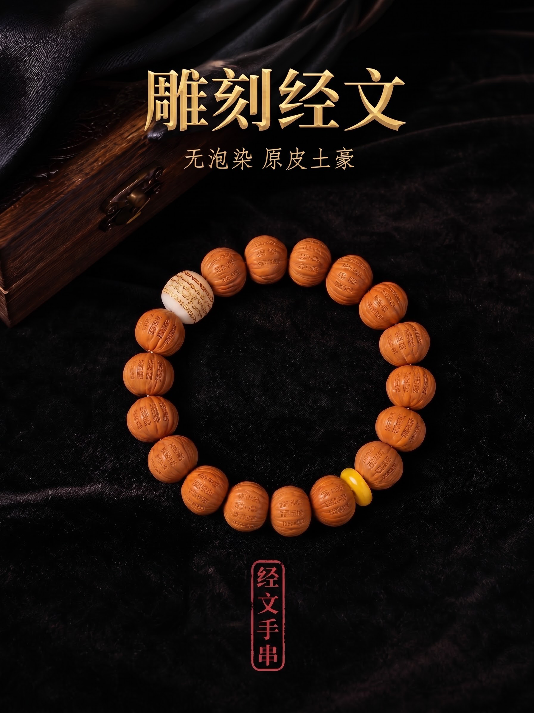 把严选s级改成雕刻经文 - 图片创意预览