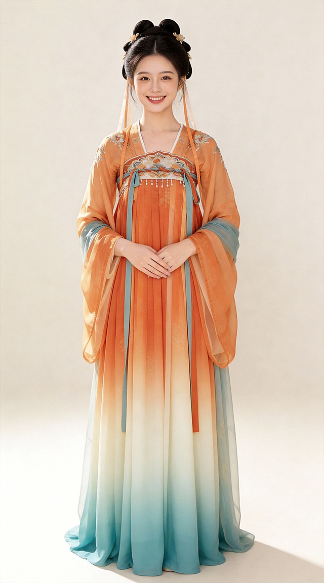 把参考图中人物扩展至全身完整展现，其他保持不变