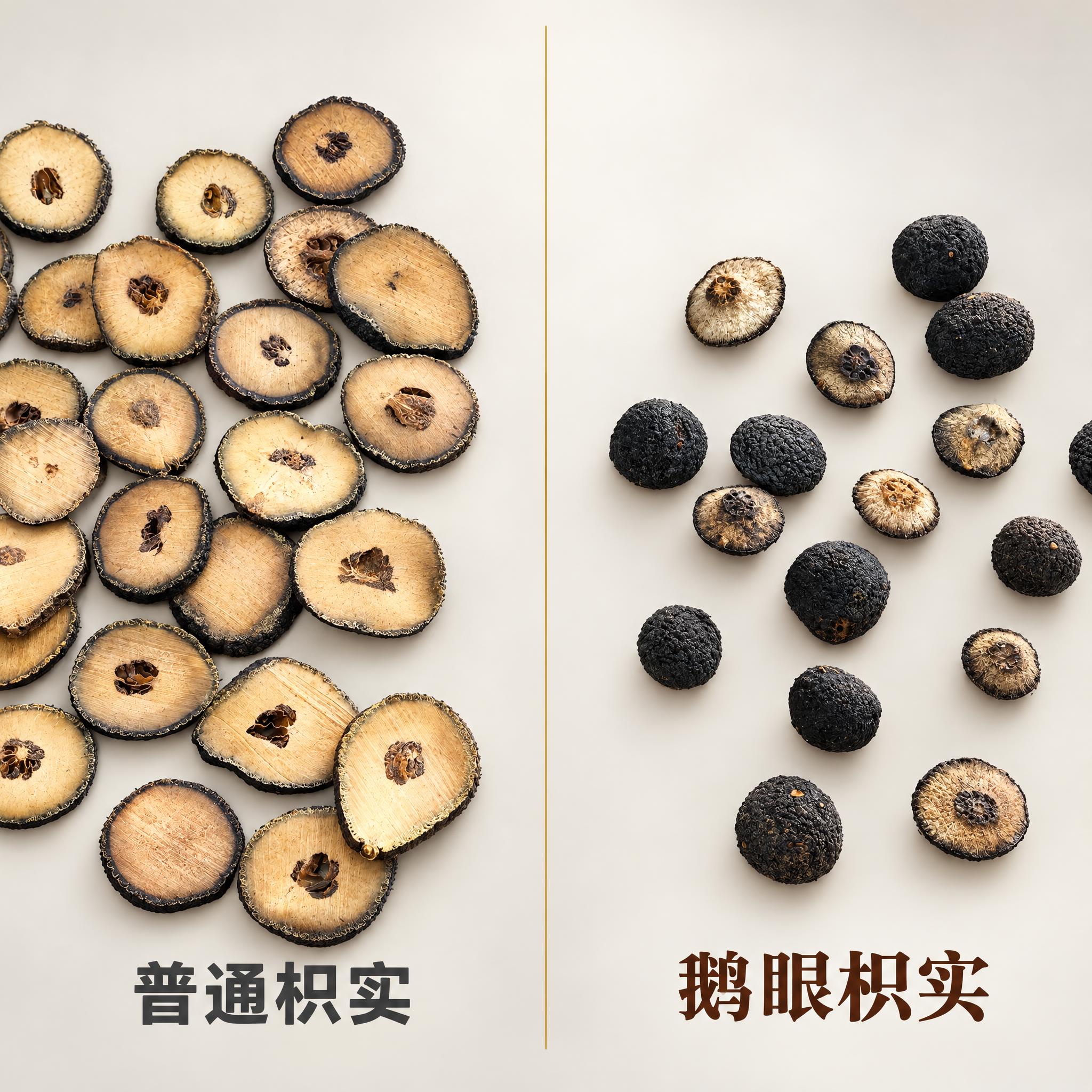 以上传的枳实对比素材为基底制作中药材电商对比主图，仅做美化优化… - 图片创意预览