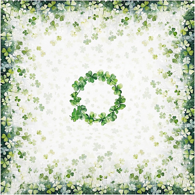 将这张图中的桌布转换为完全俯视的纯平面视角，消除褶皱、透视变形和立体光影，完整保留原图桌布的所有图案、配色和细节，去除所有环境干扰，只展示平整的桌布，规整矩形平铺，补全桌布的完整图案，去掉桌布四边的流苏和波浪花边，保持直边。