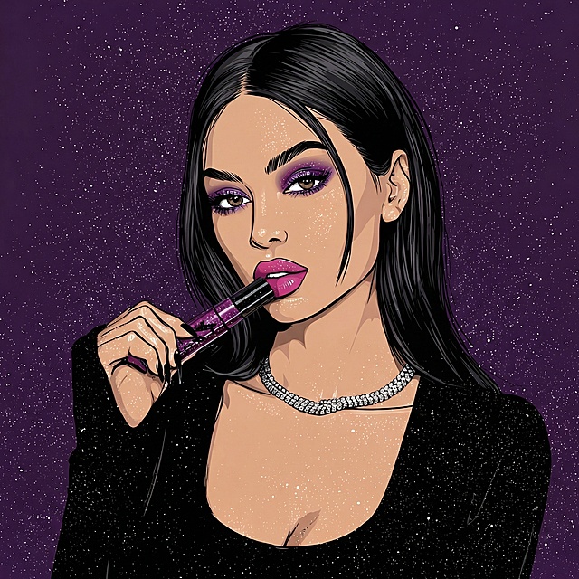 将嘴唇修改为粉红色