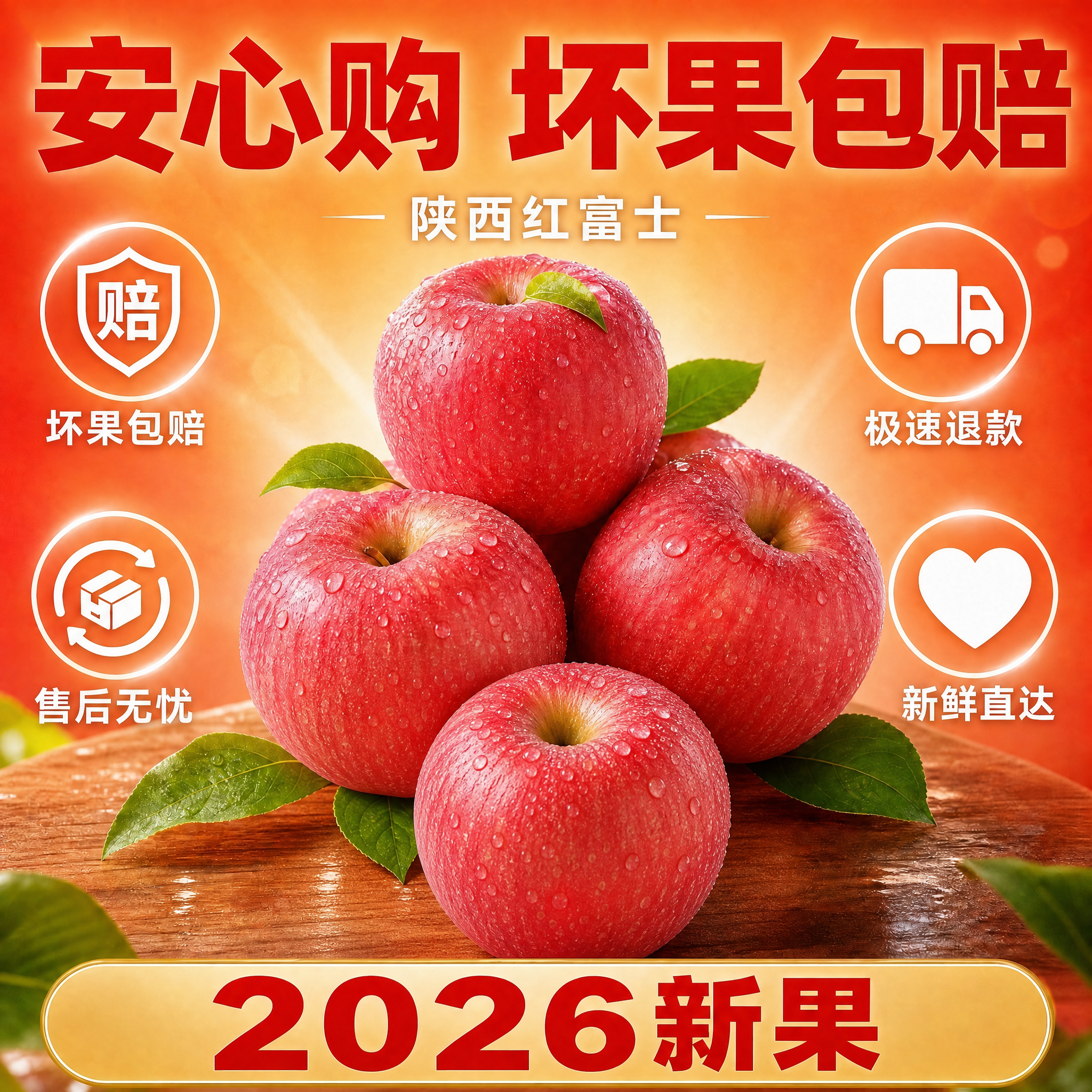 移除画面中央前方的苹果包装箱（鲜果乐园箱子），箱子原来的位置用… - 图片创意预览