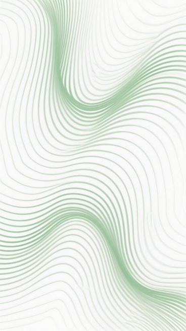 抽象艺术风格的纹理图案，由密集平行的波浪状线条构成，线条呈现柔和的弯曲弧度，整体形成流动且富有动感的视觉效果，线条颜色改为绿色，背景为纯净的白色，线条排列紧密有序又略带随机的波动感，营造出轻盈飘逸的氛围，具有现代简约的设计感，纹理细腻平滑，无任何文字和装饰元素。预览效果
