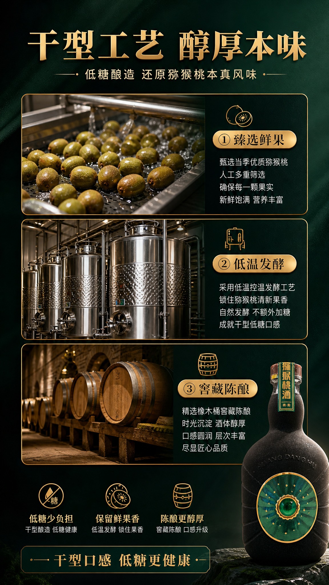 [商品] 使用【图1】桃韵猕猴桃酒瓶身图作辅助展示；保留瓶身原… - 图片创意预览