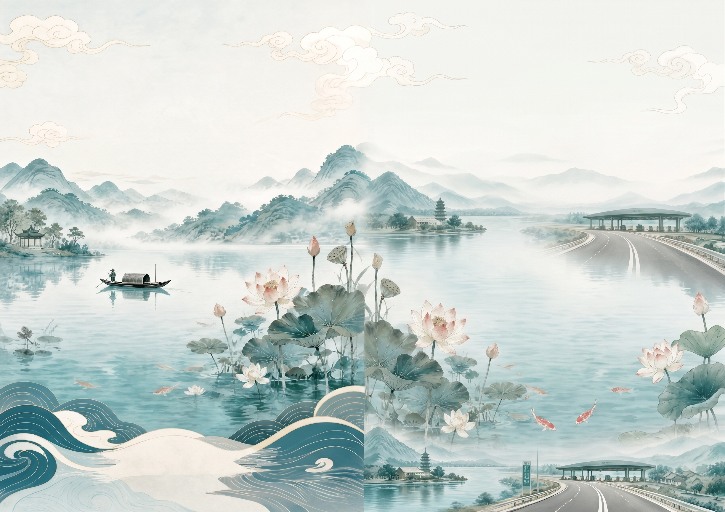 啥文案都不要只要这个背景 - 图片创意预览