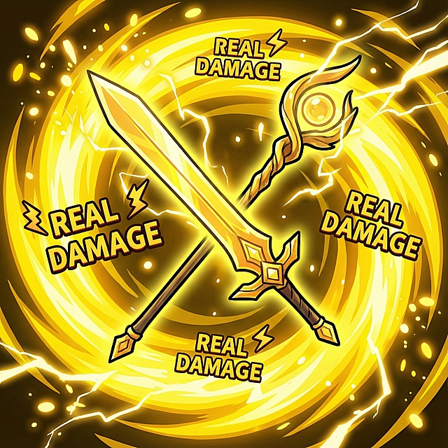 帮我生成3个BUFF类技能图  ：黄金武器：物理和法术攻击有概率造成真实伤害，黄金项链：攻击速度和施法速度提高，黄金衣服：自身死亡时会造成黄金波伤害（伤害量基于攻击力、魔法力和道术力），风格要求：色彩鲜艳的卡通/动漫风，带有强烈的光效、动态特效，三个颜色以黄色为主色调，图案为正方形，无边框，