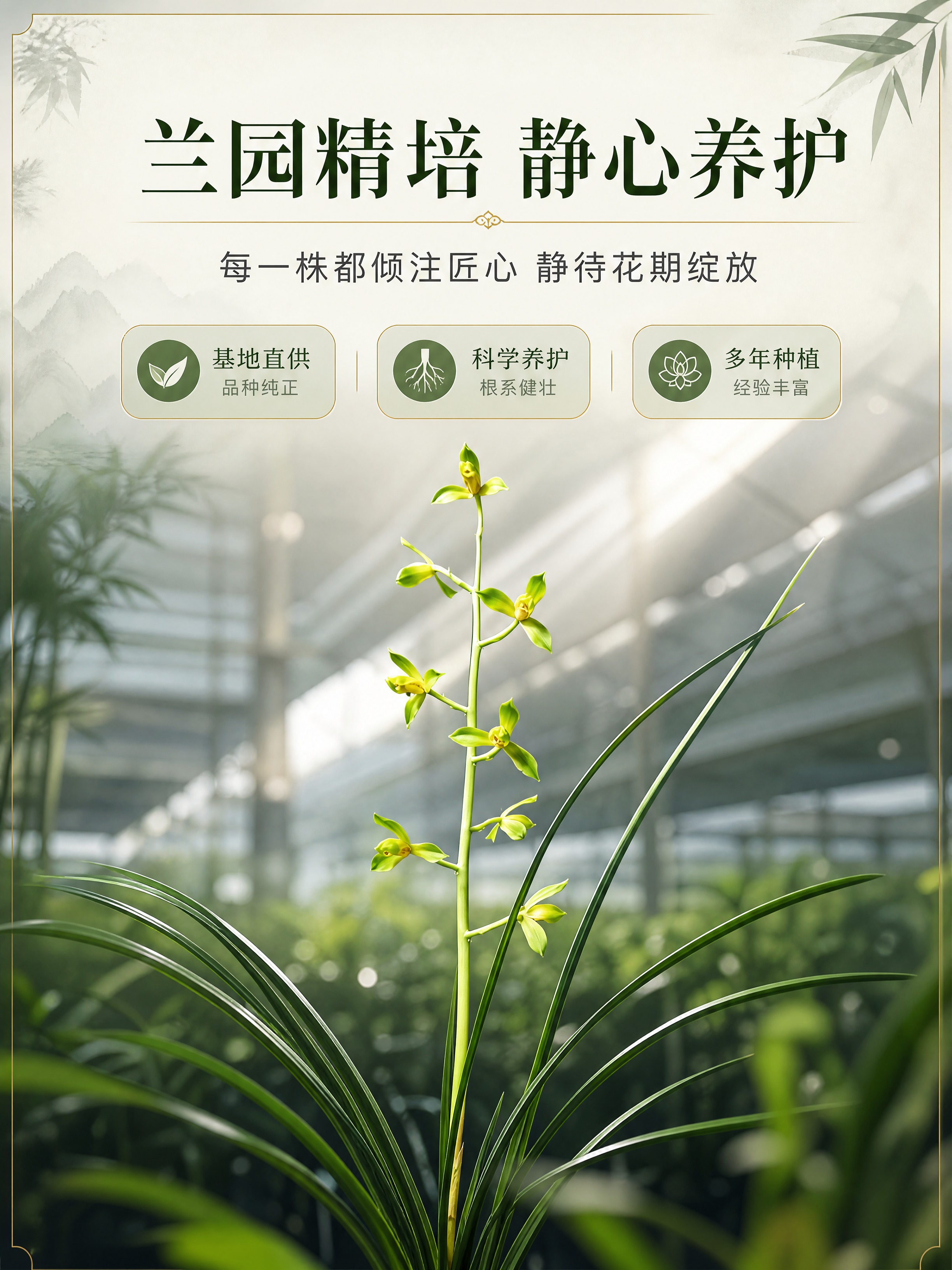 [商品] 使用【图2】翠丰兰花整株图；保留兰花整体结构、花茎花… - 图片创意预览