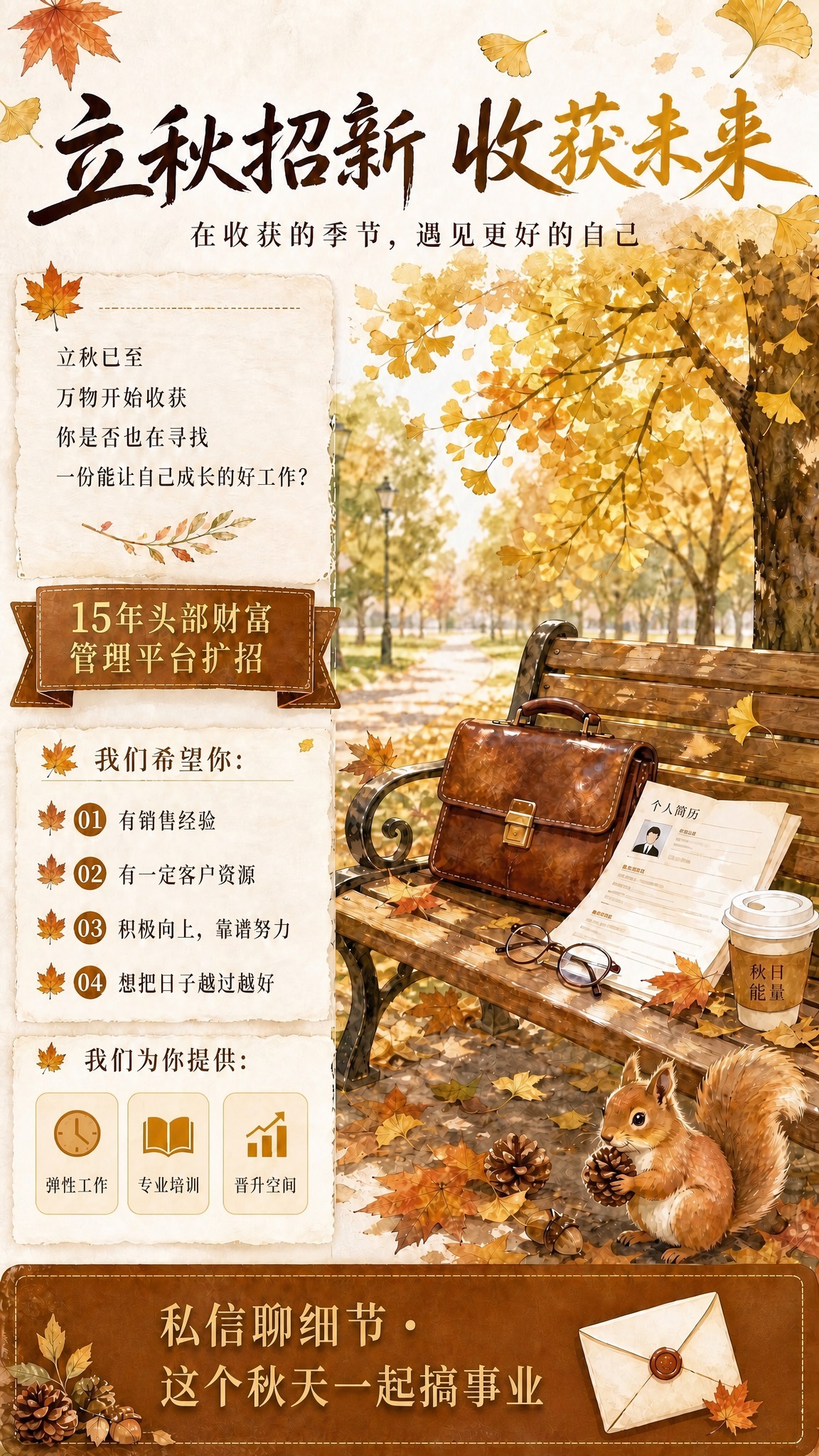 去掉"我们为你提供"板块中的第一项"高提成"（金币图标），将剩… - 图片创意预览